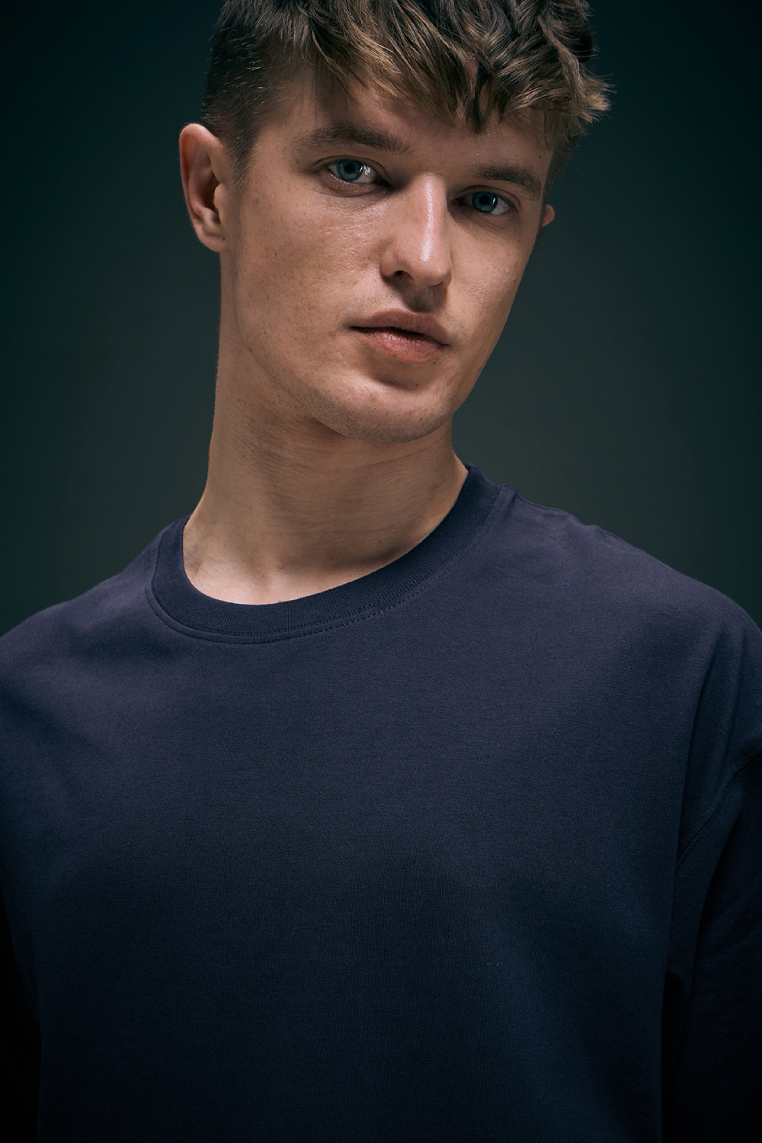 Trip Teal - Oversized drop Shoulder