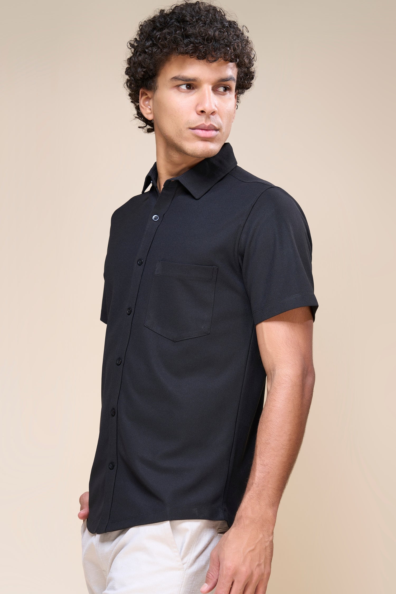 Black - Smart Tech Pocket Shirt