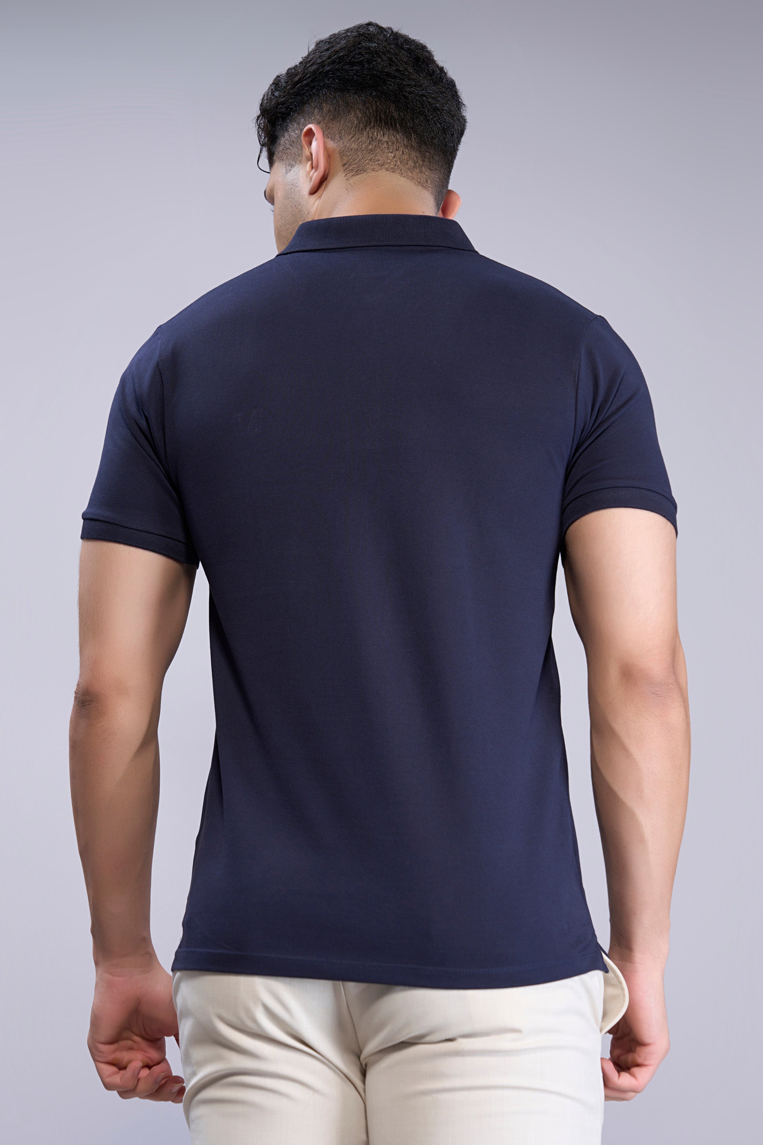 Teal Navy - Zyric Polo