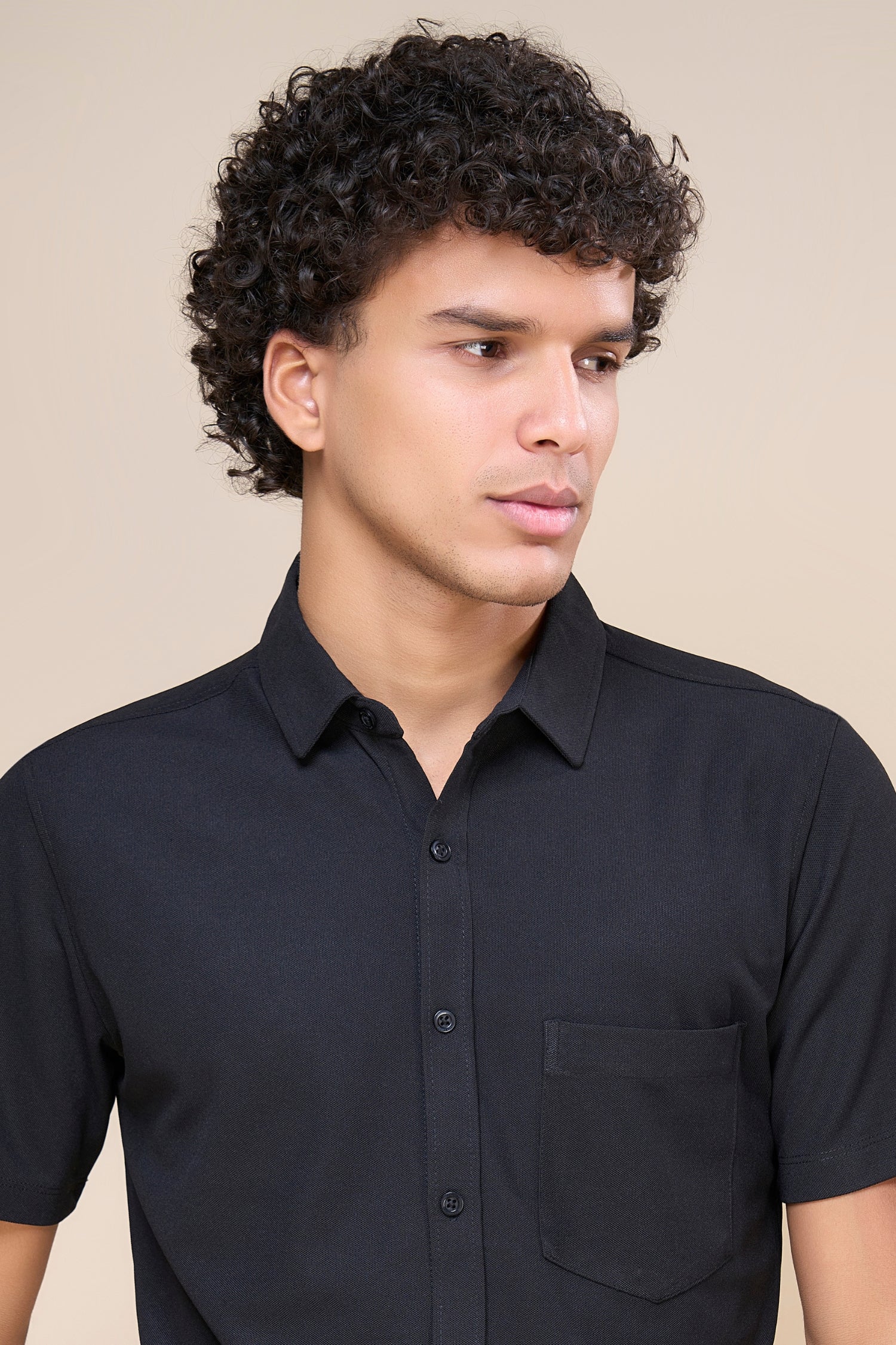 Black - Smart Tech Pocket Shirt