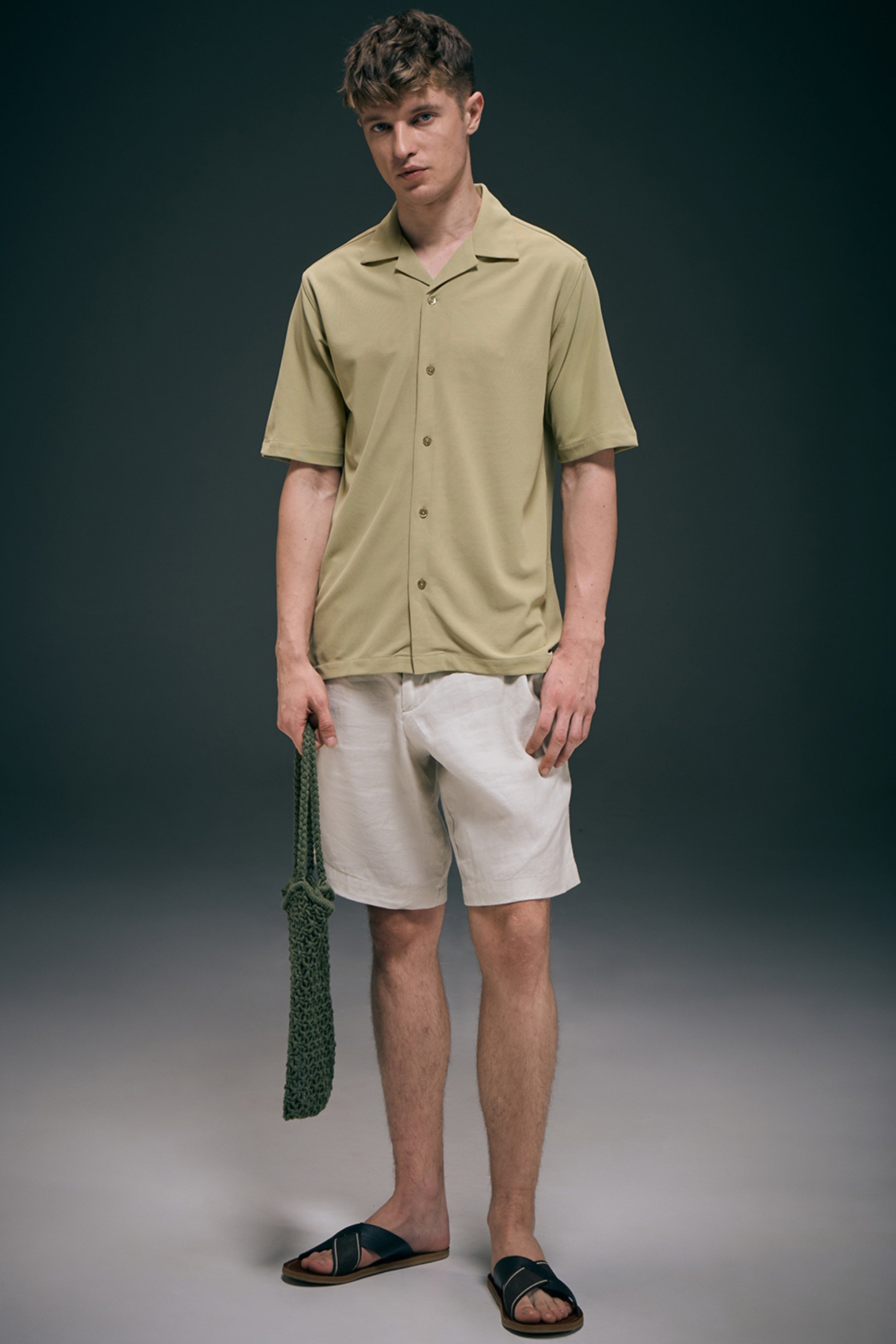 Sage Green Cuban Shirt