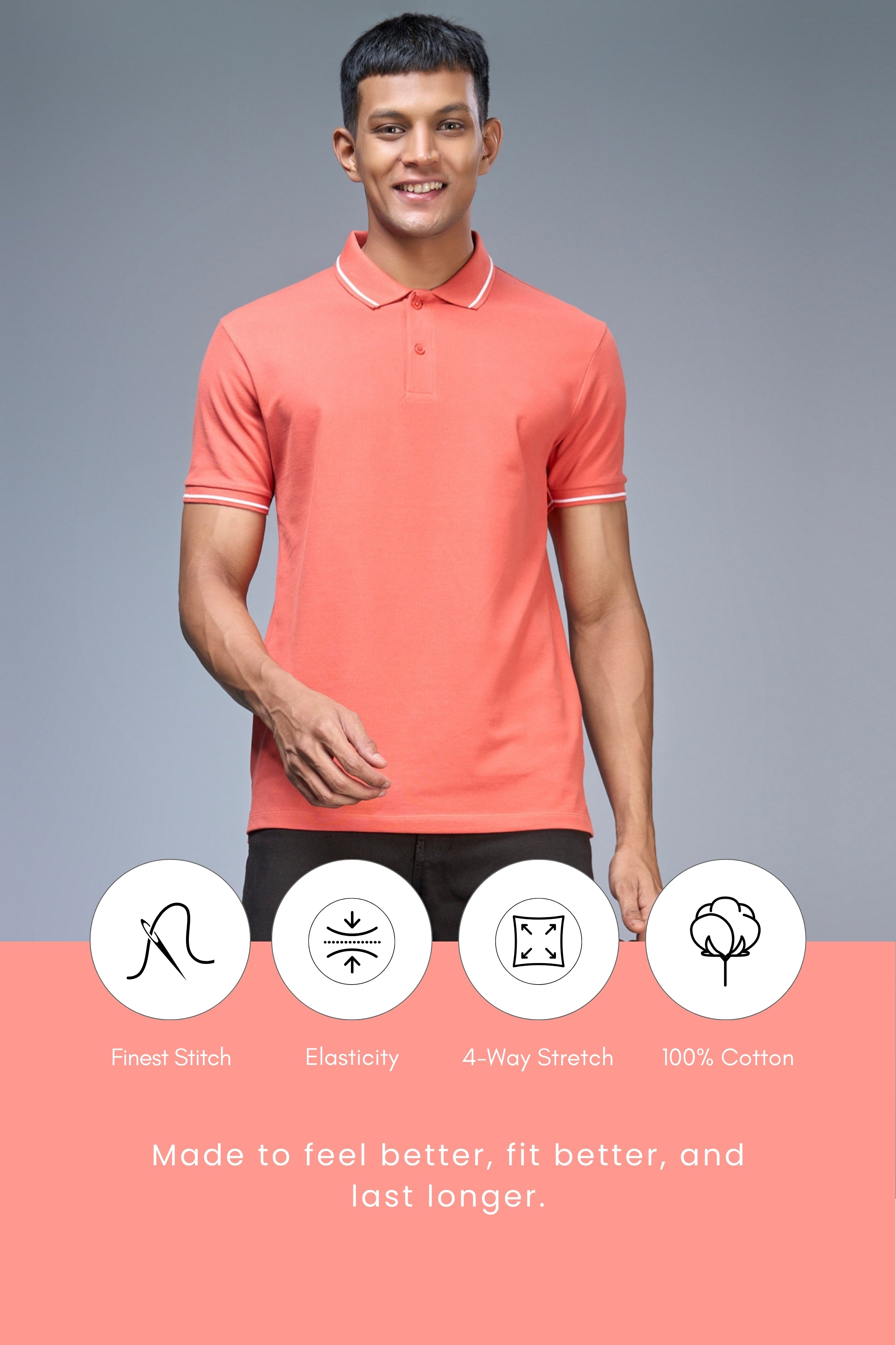 Identity Polo 2.0 - Carrot