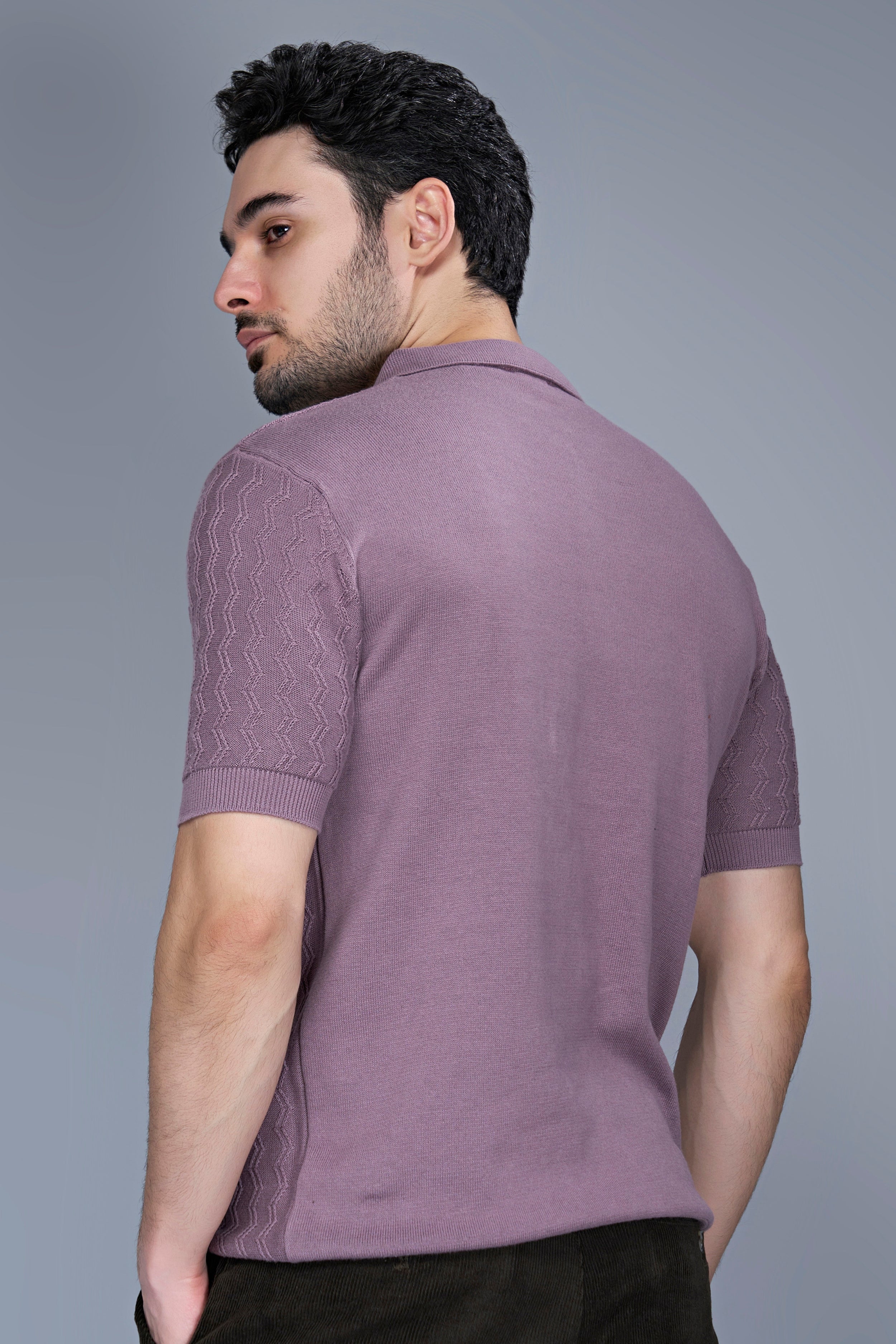 Light Pink - Luxe Knitted Polo