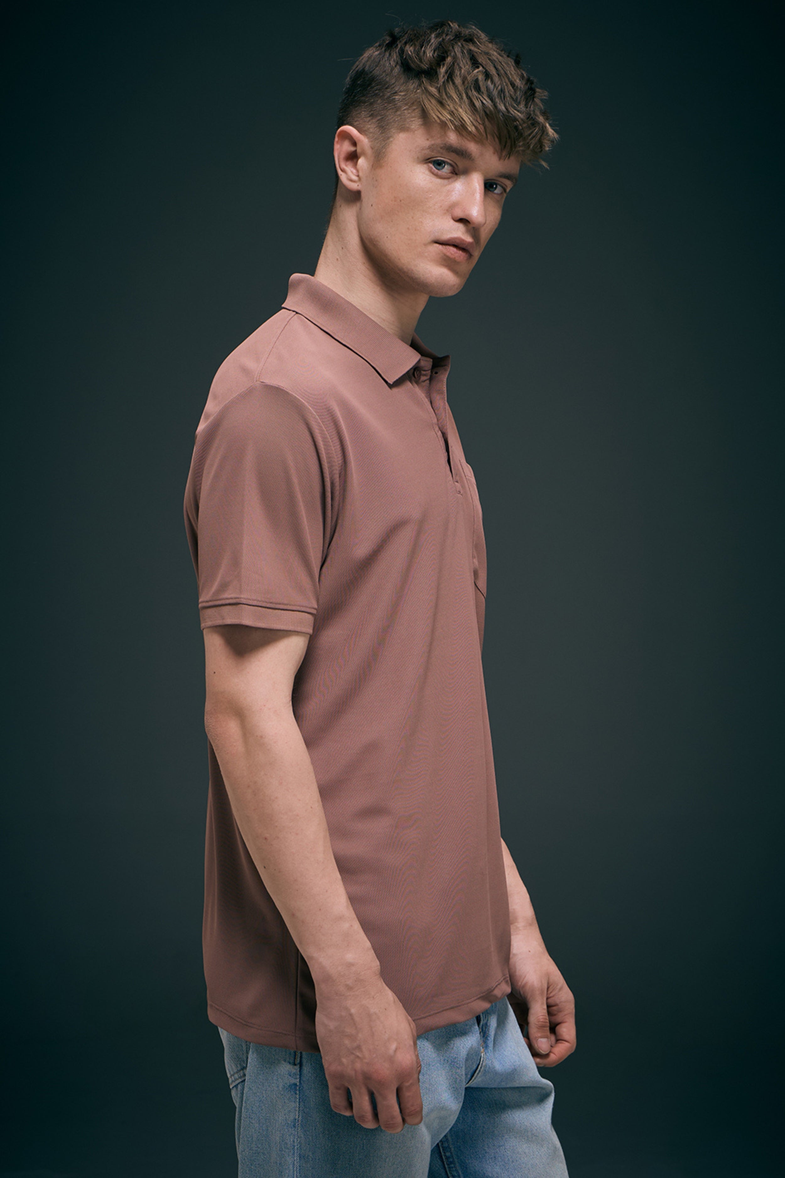 Rich Maroon Smart Tech Pocket + Polo