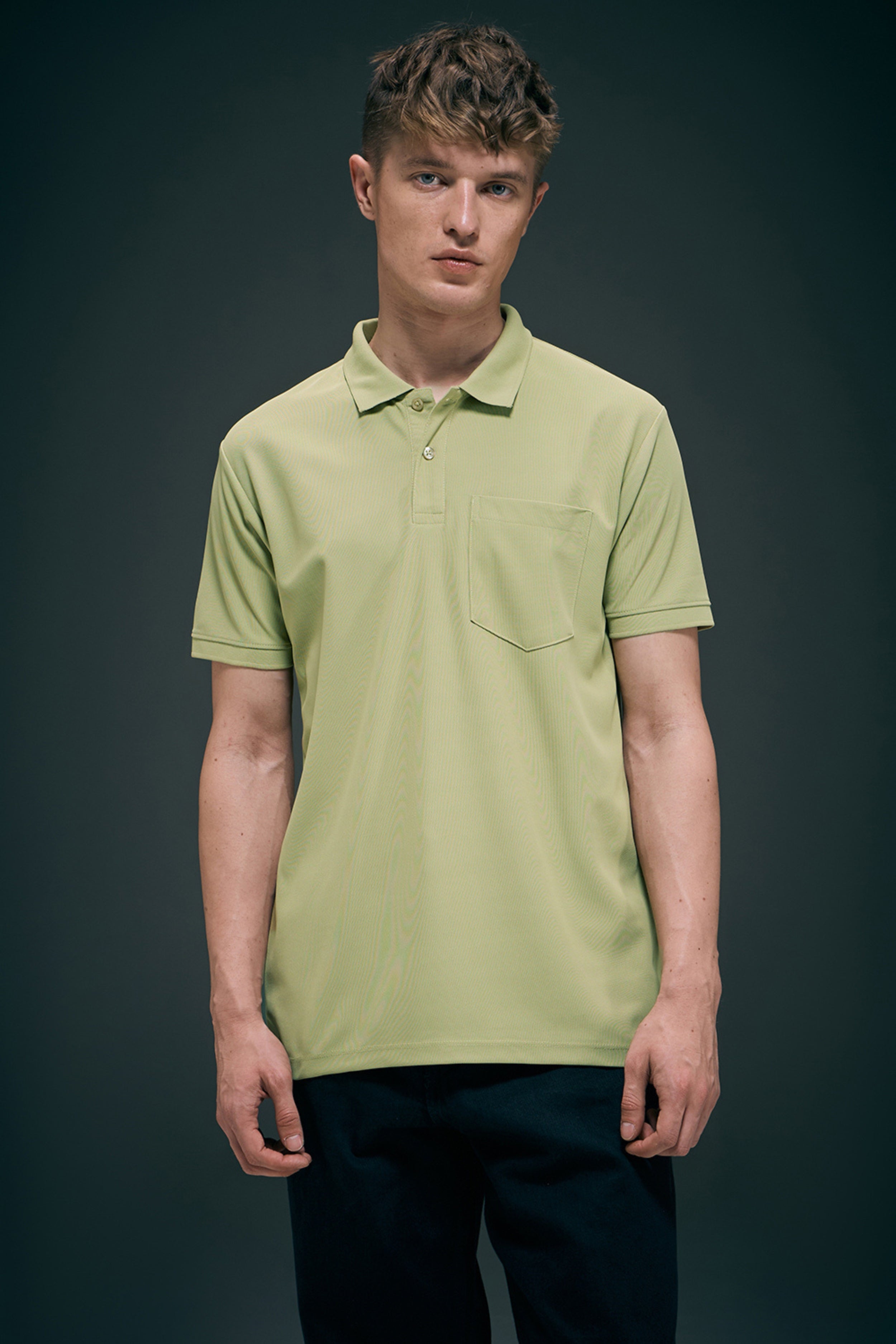 Spring Green Smart Tech Pocket + Polo