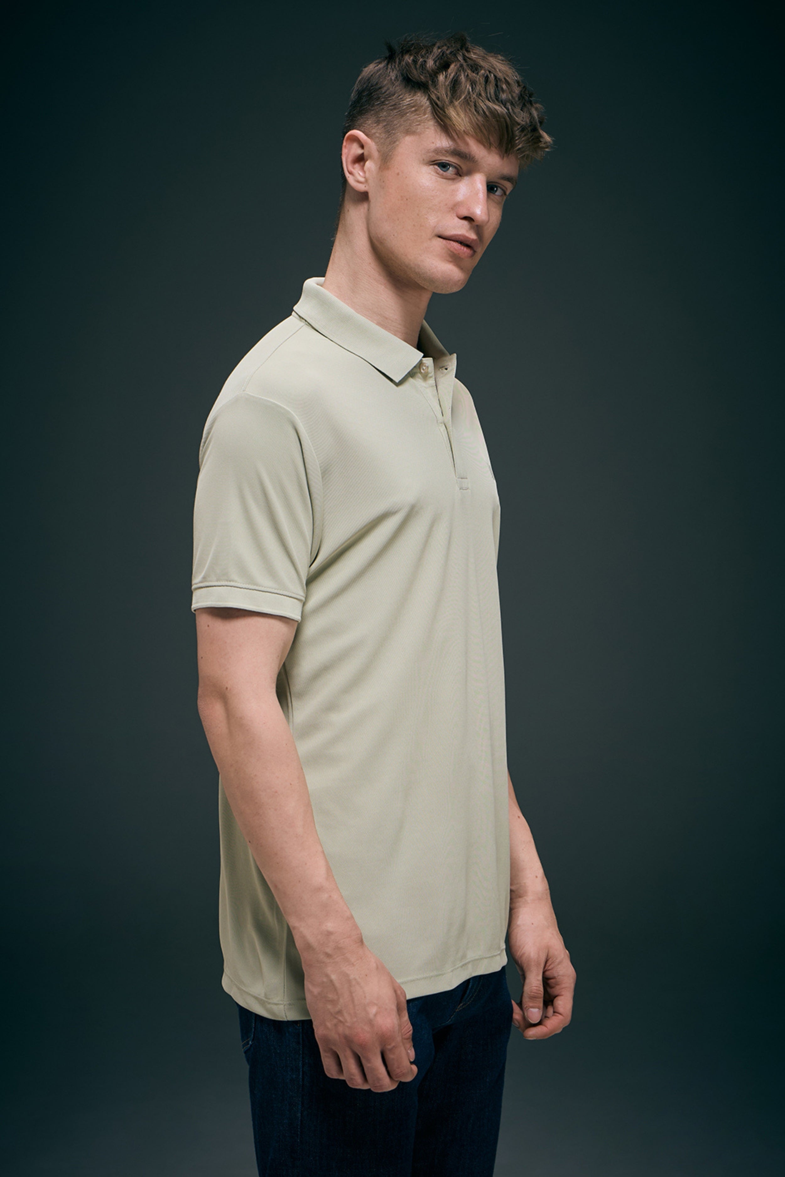 Smart tech polo - Spring Green