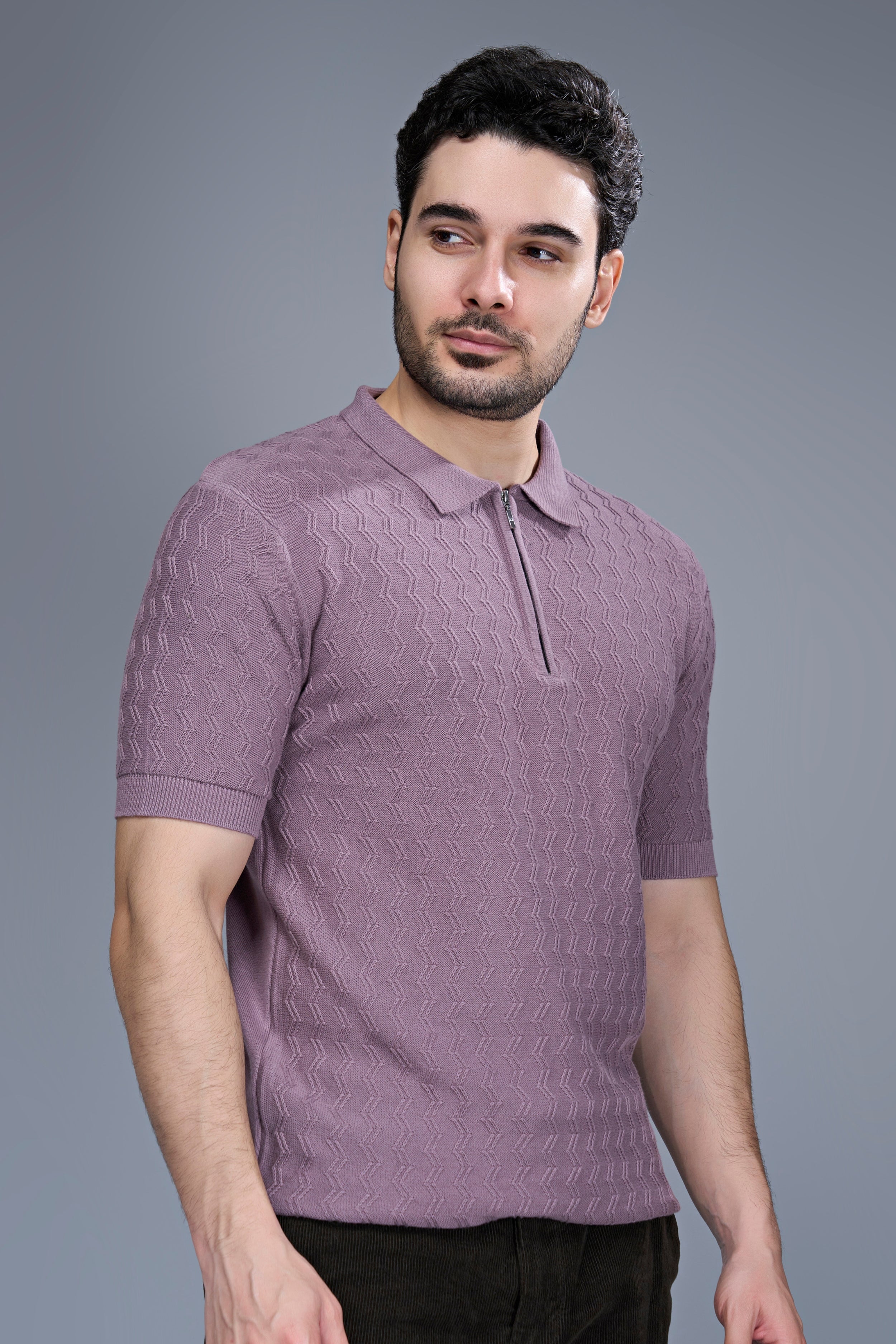 Light Pink - Luxe Knitted Polo