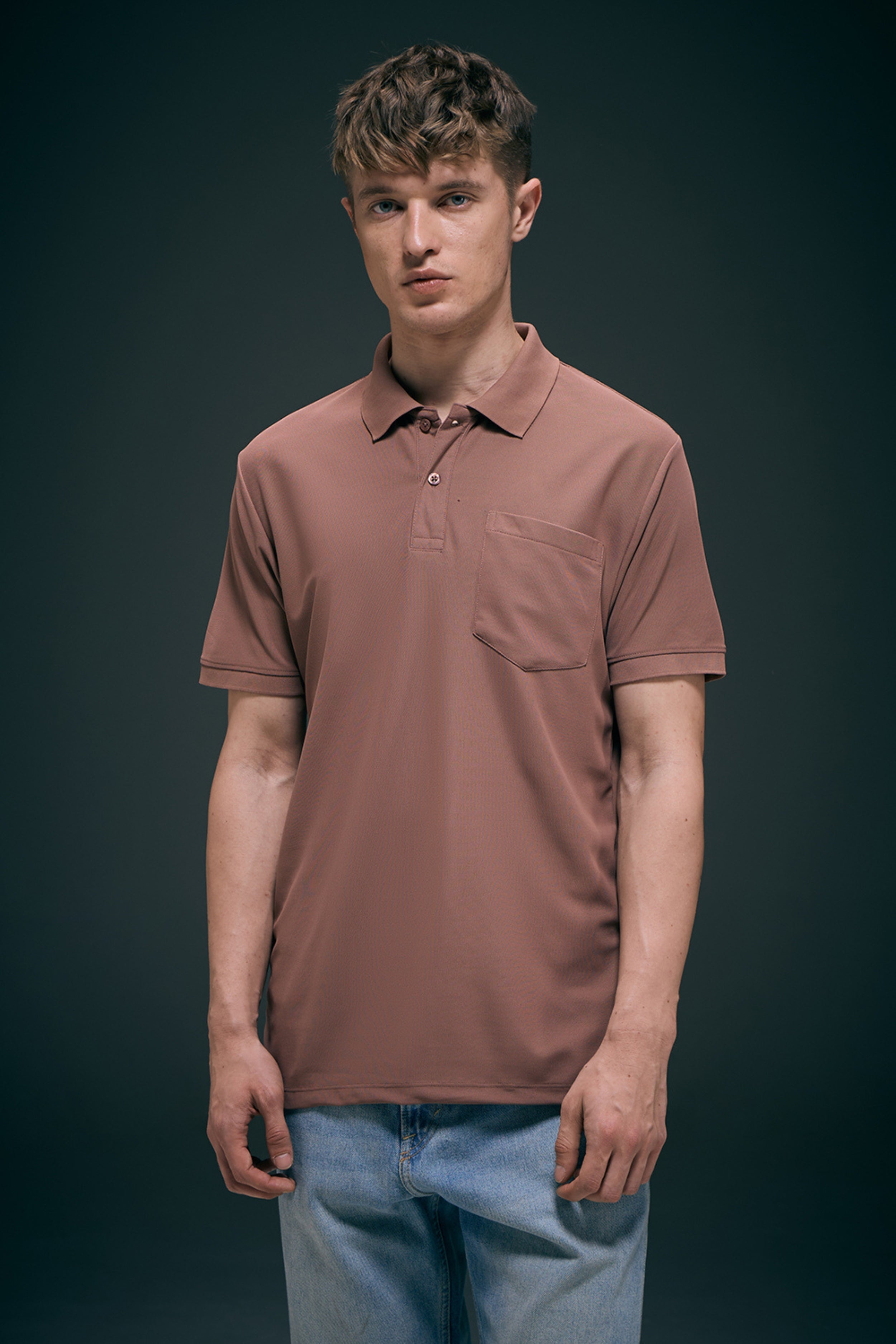 Rich Maroon Smart Tech Pocket + Polo