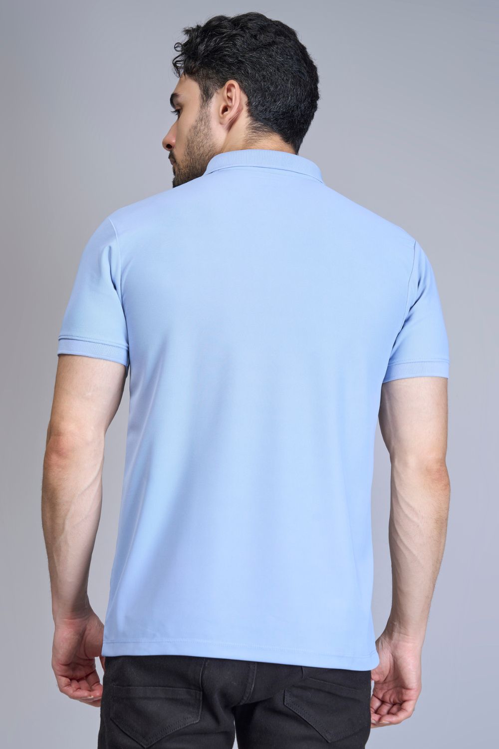 Light Blue Smart Tech Pocket + Polo