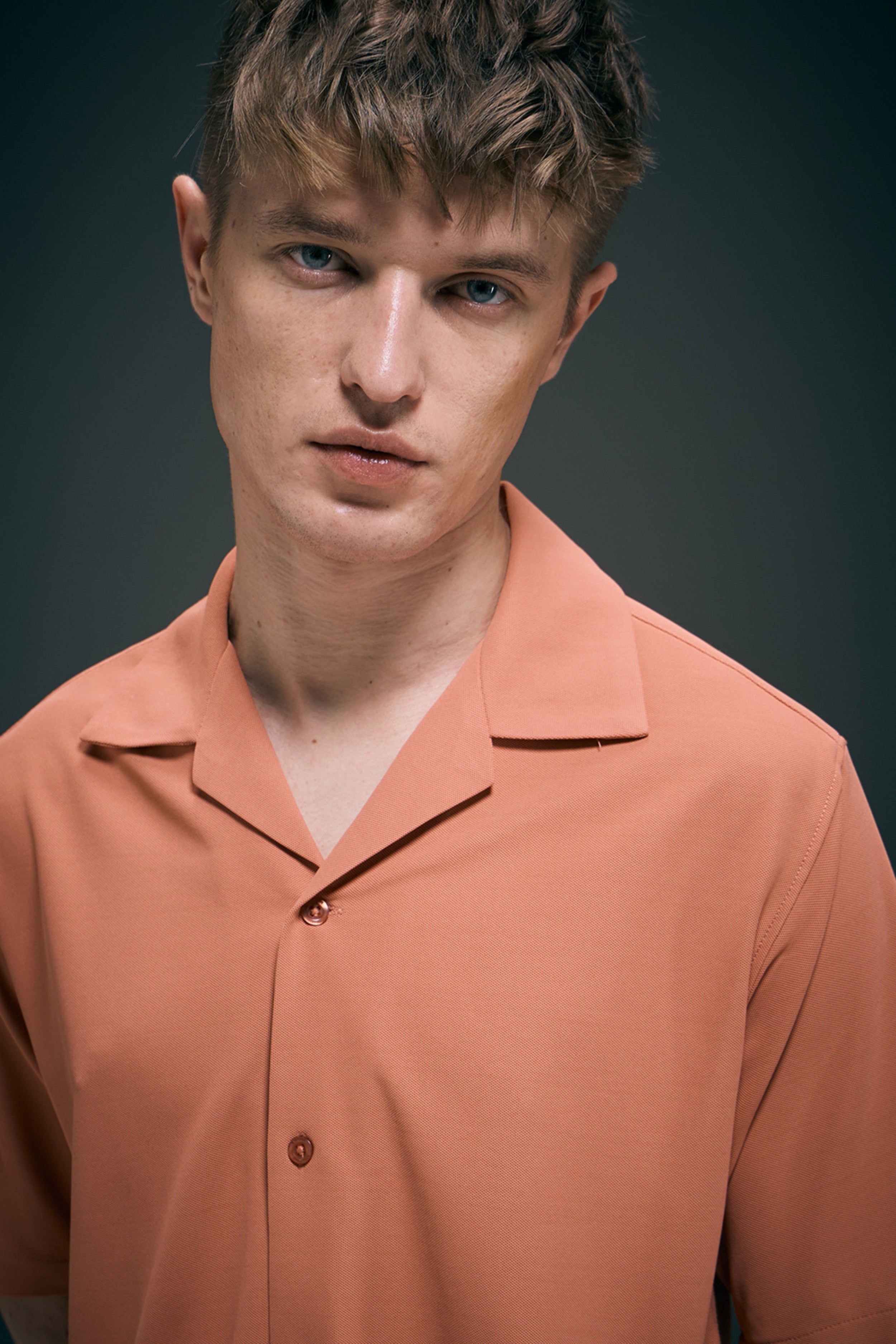 Cherry Wood Smart Tech Cuban Shirt