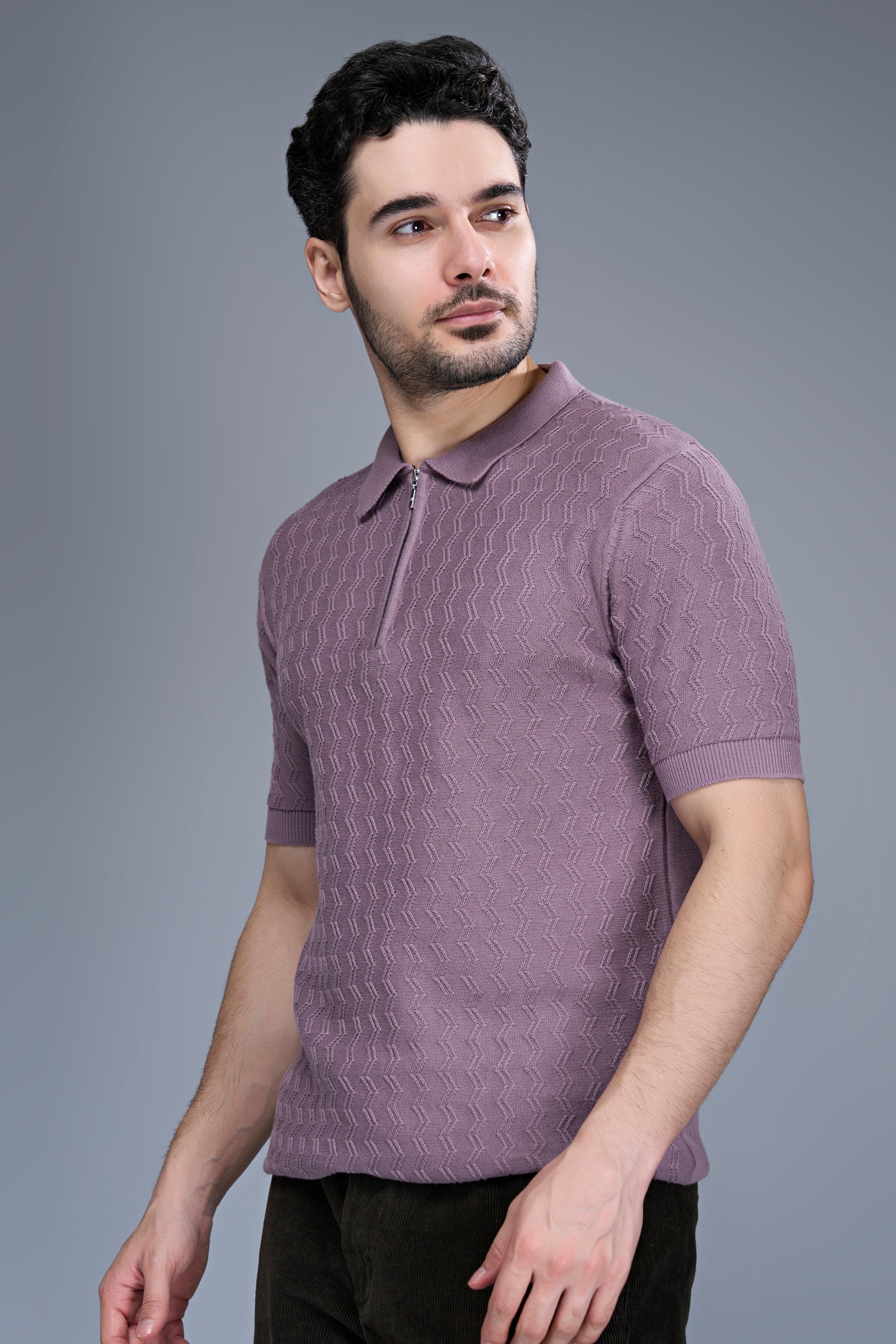 Light Pink - Luxe Knitted Polo