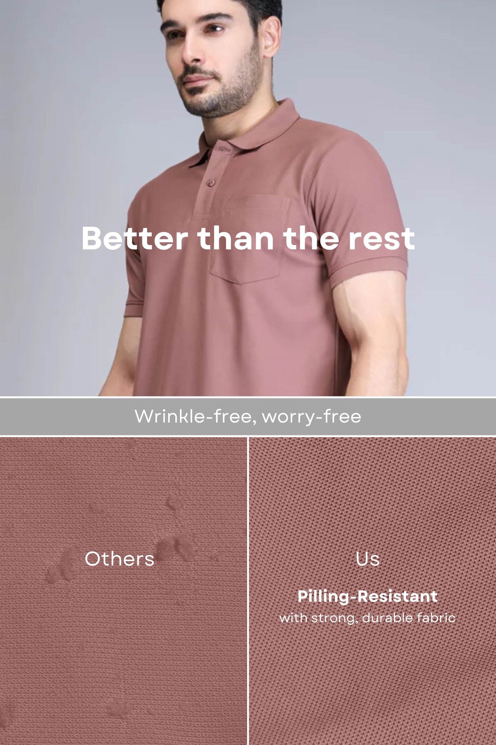 Rich Maroon Smart Tech Pocket + Polo