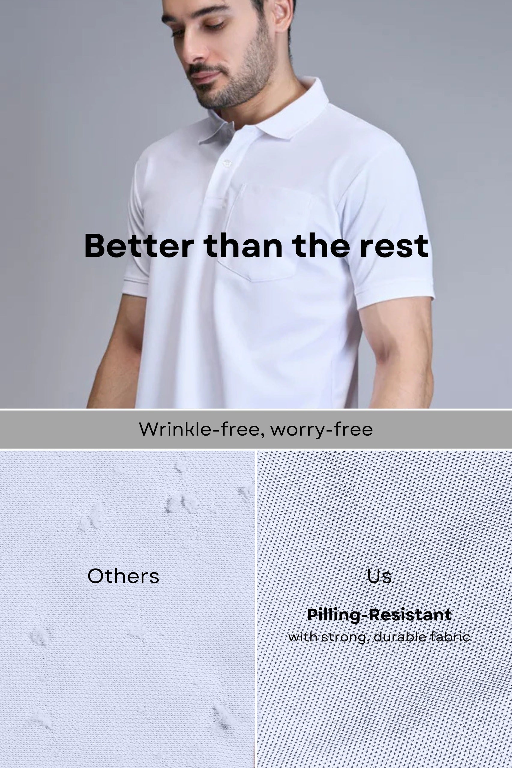 White Smart Tech Pocket + Polo