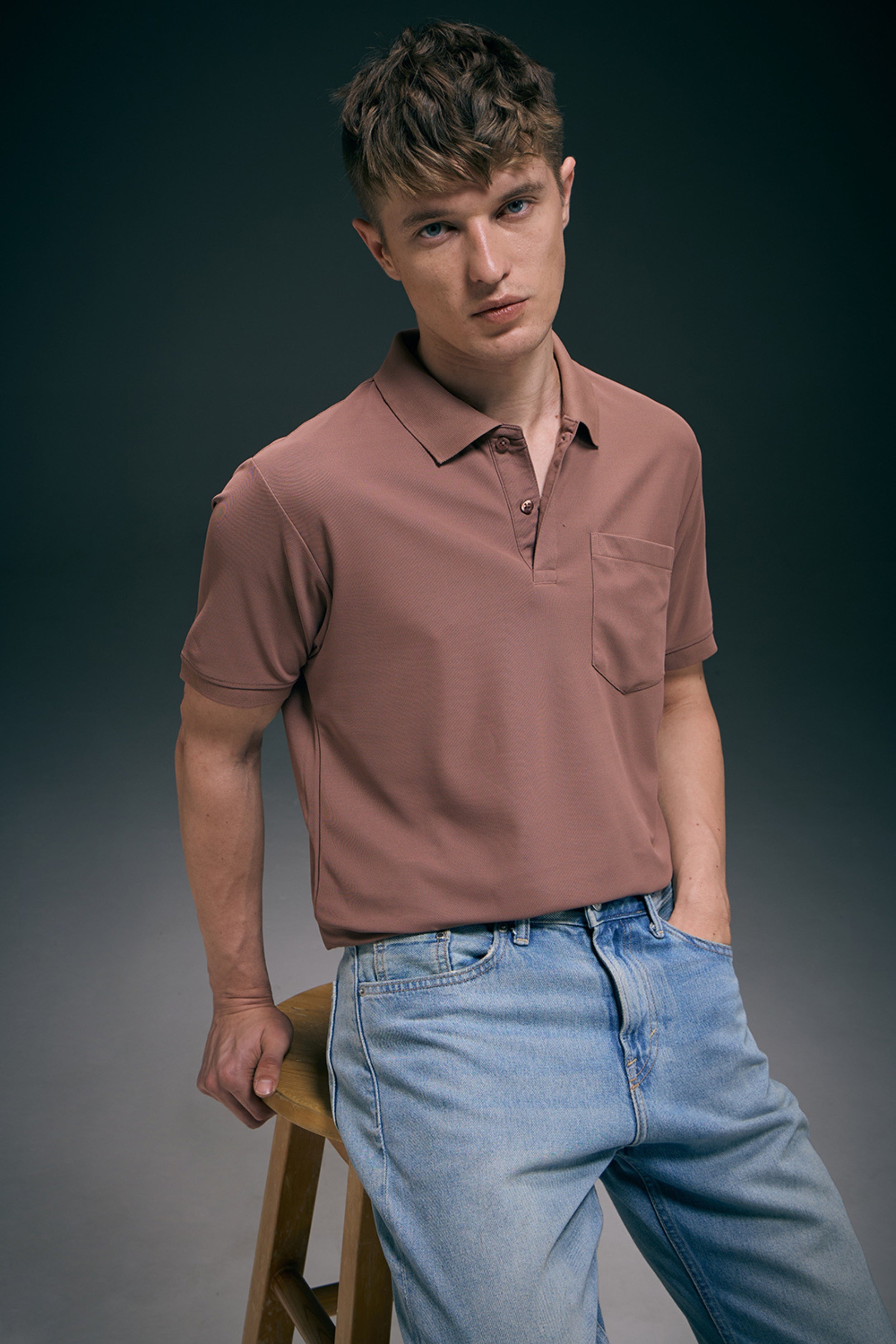 Rich Maroon Smart Tech Pocket + Polo