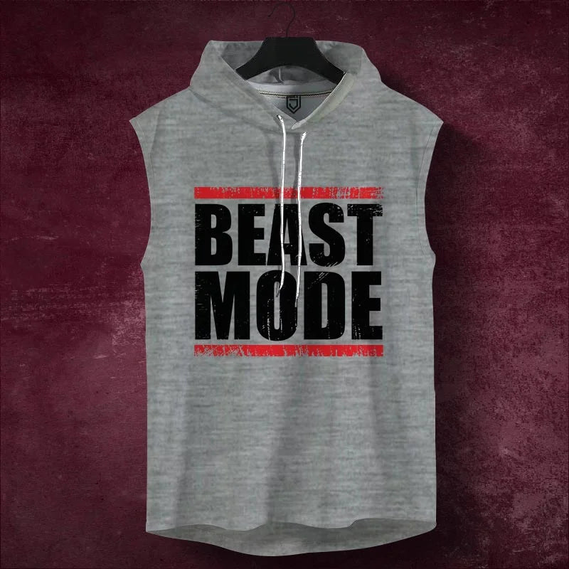 BEAST MODE GREY HOODIE SANDO