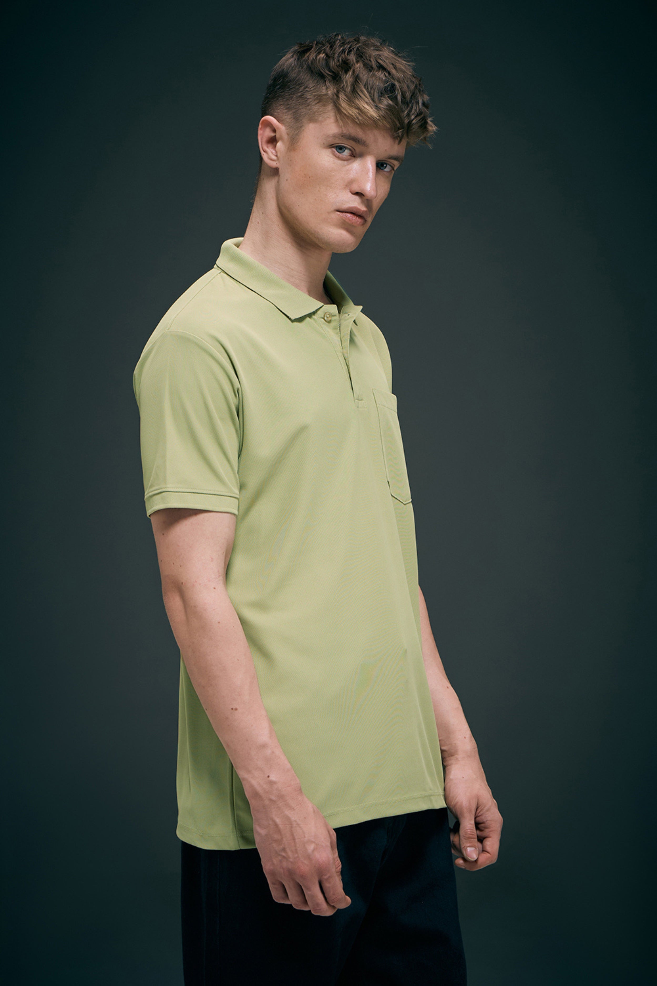 Spring Green Smart Tech Pocket + Polo