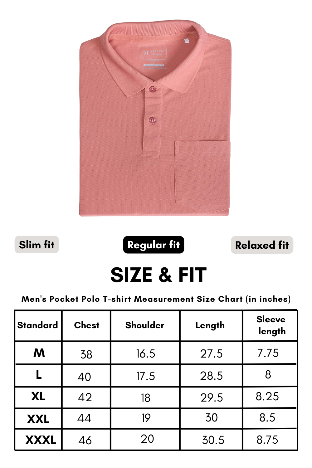 Light Pink Smart Tech Pocket + Polo