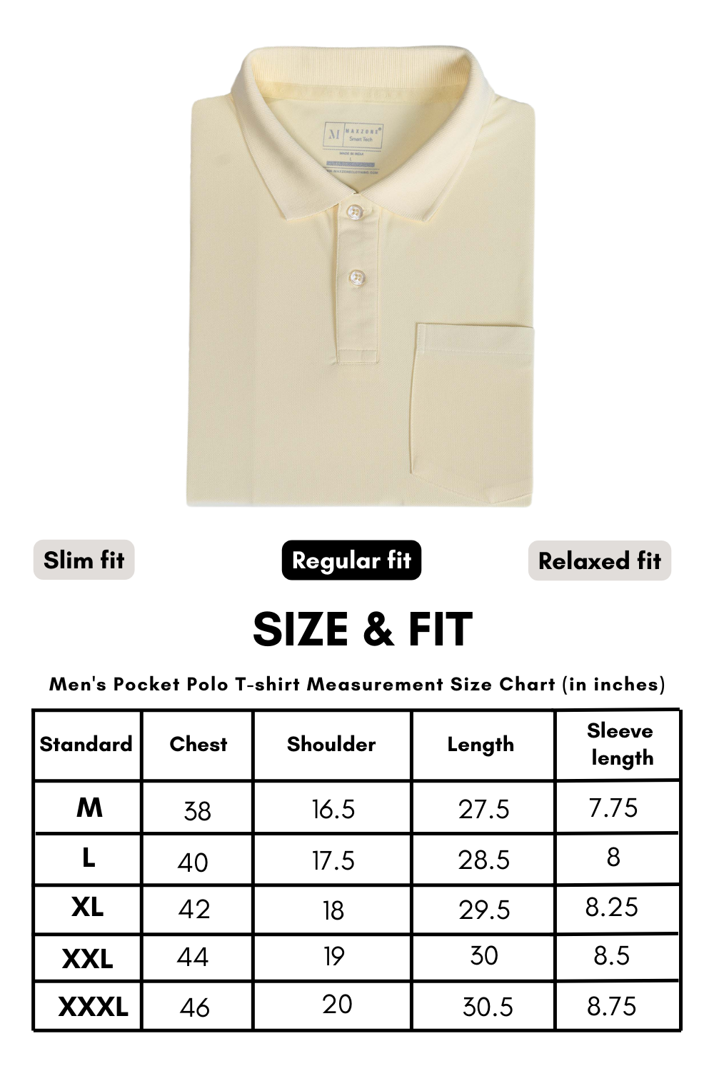 Light Yellow Smart Tech Pocket + Polo