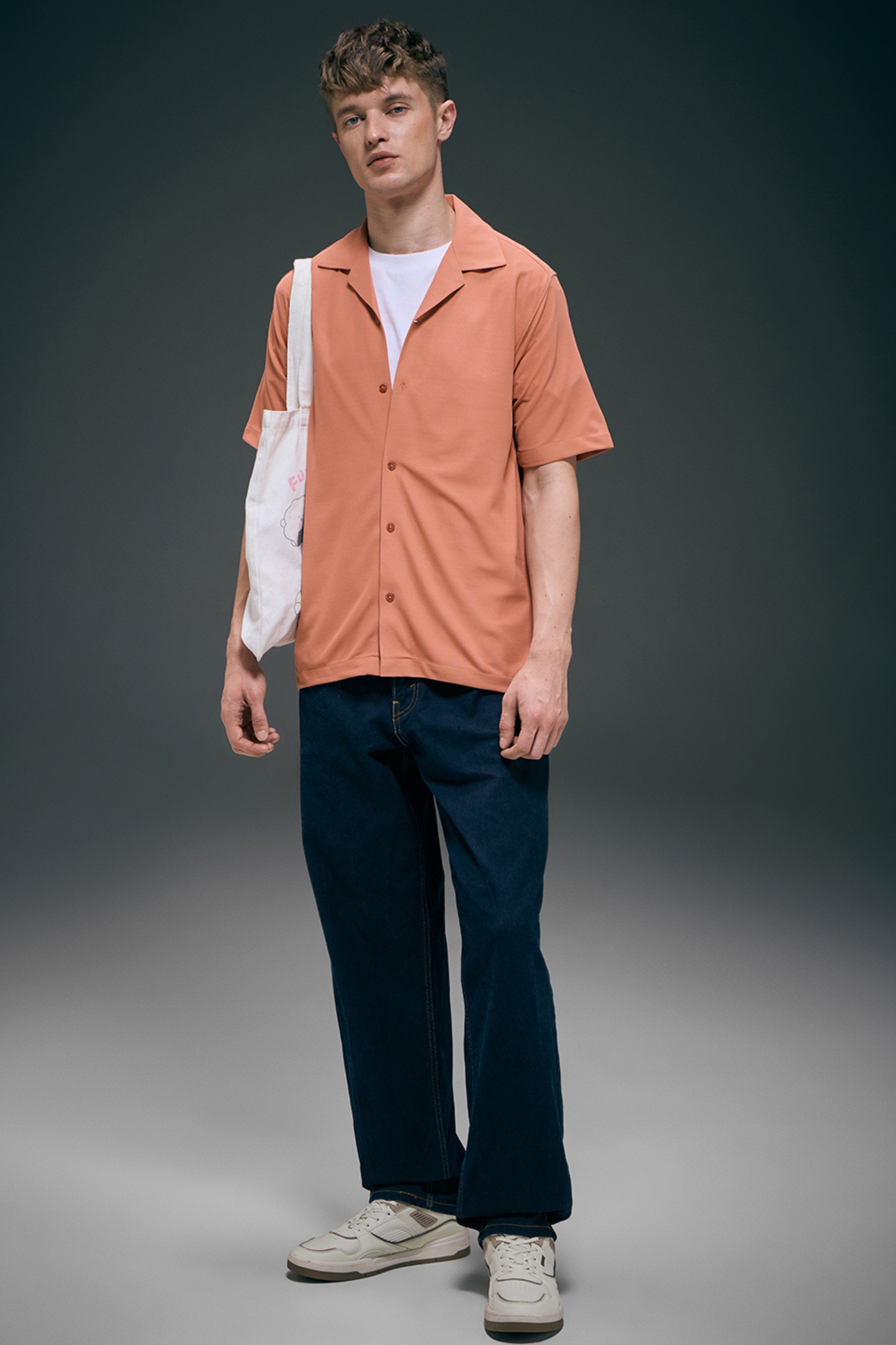 Cherry Wood Smart Tech Cuban Shirt