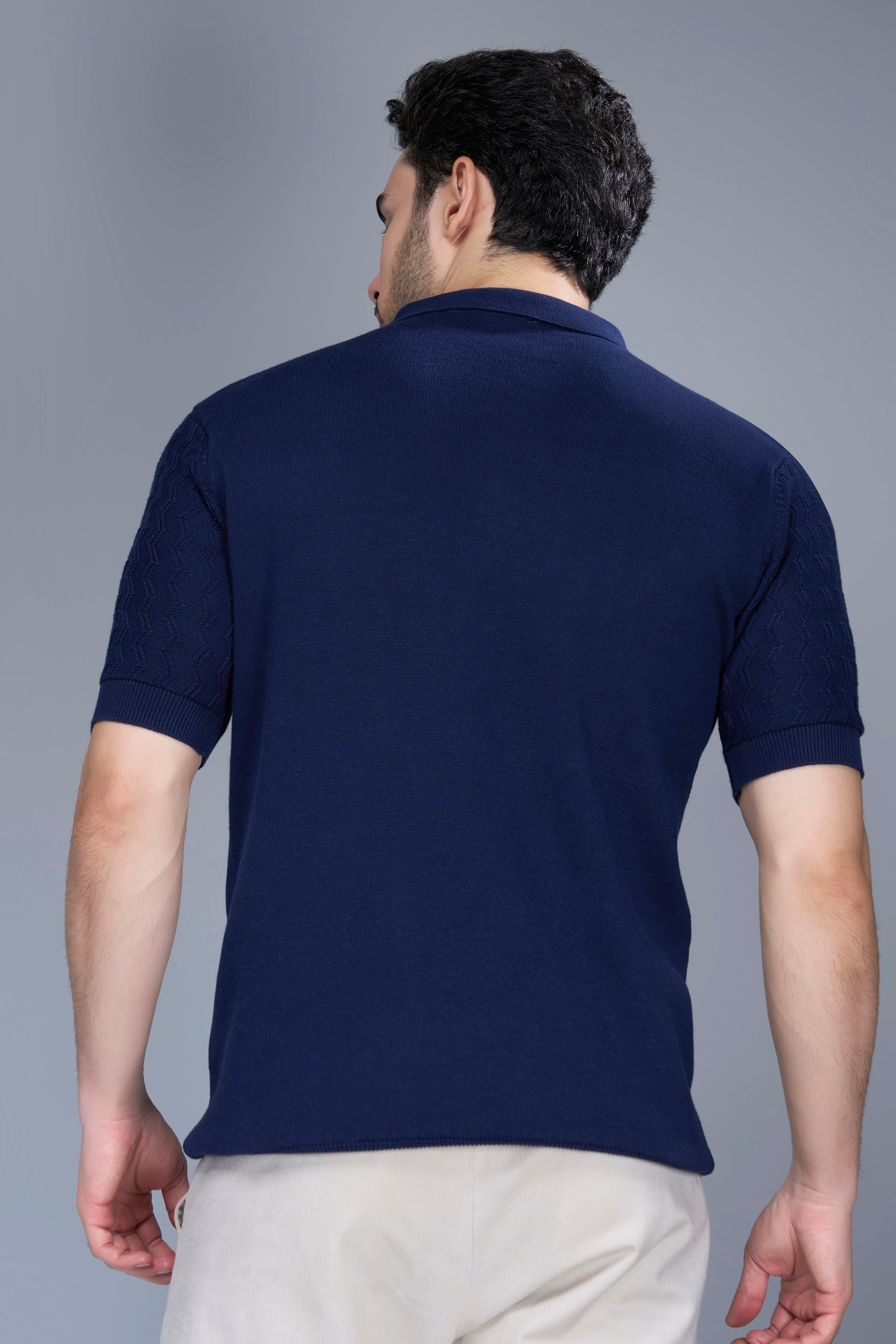 Atlantic Teal - Luxe Knitted Polo