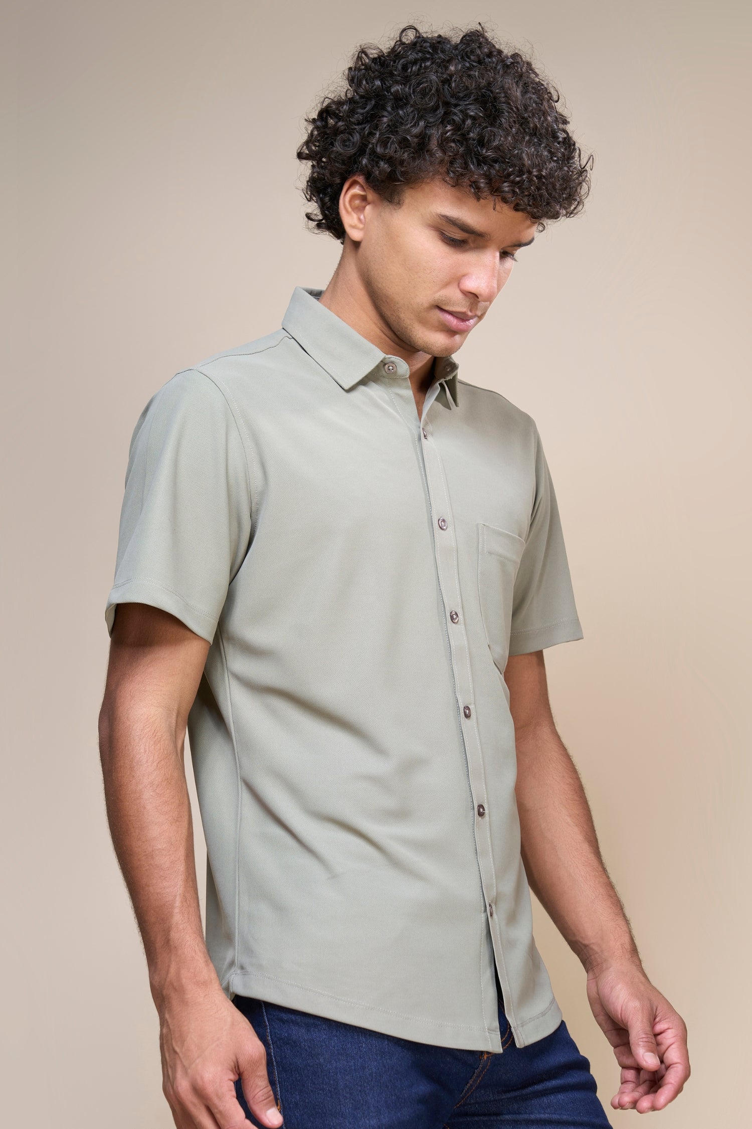Olive - Smart Tech Pocket Shirt
