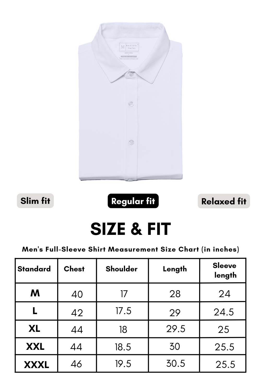 White Smart Tech Full Sleeve Shirt