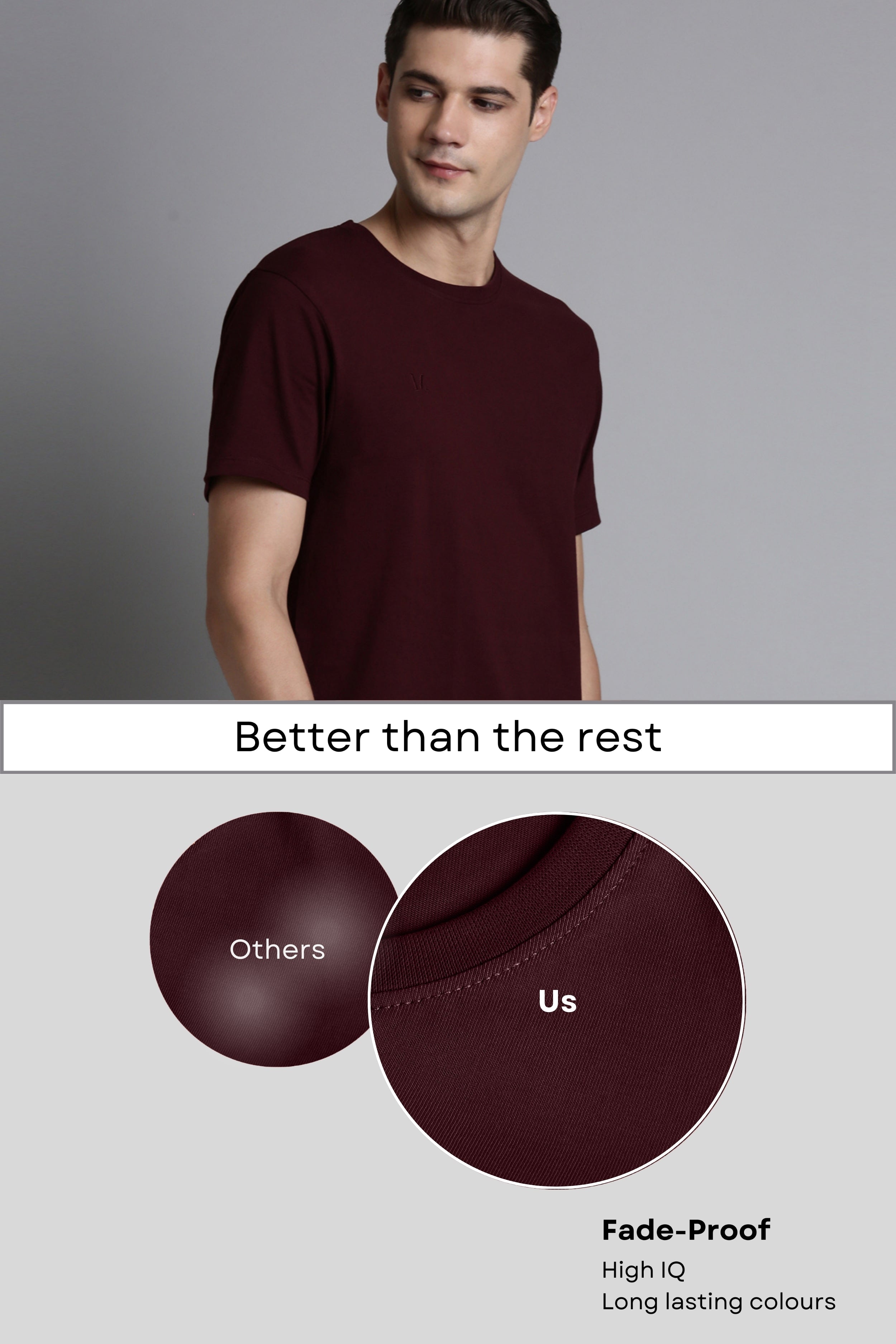 Heng Maroon Cotton IQ Basics