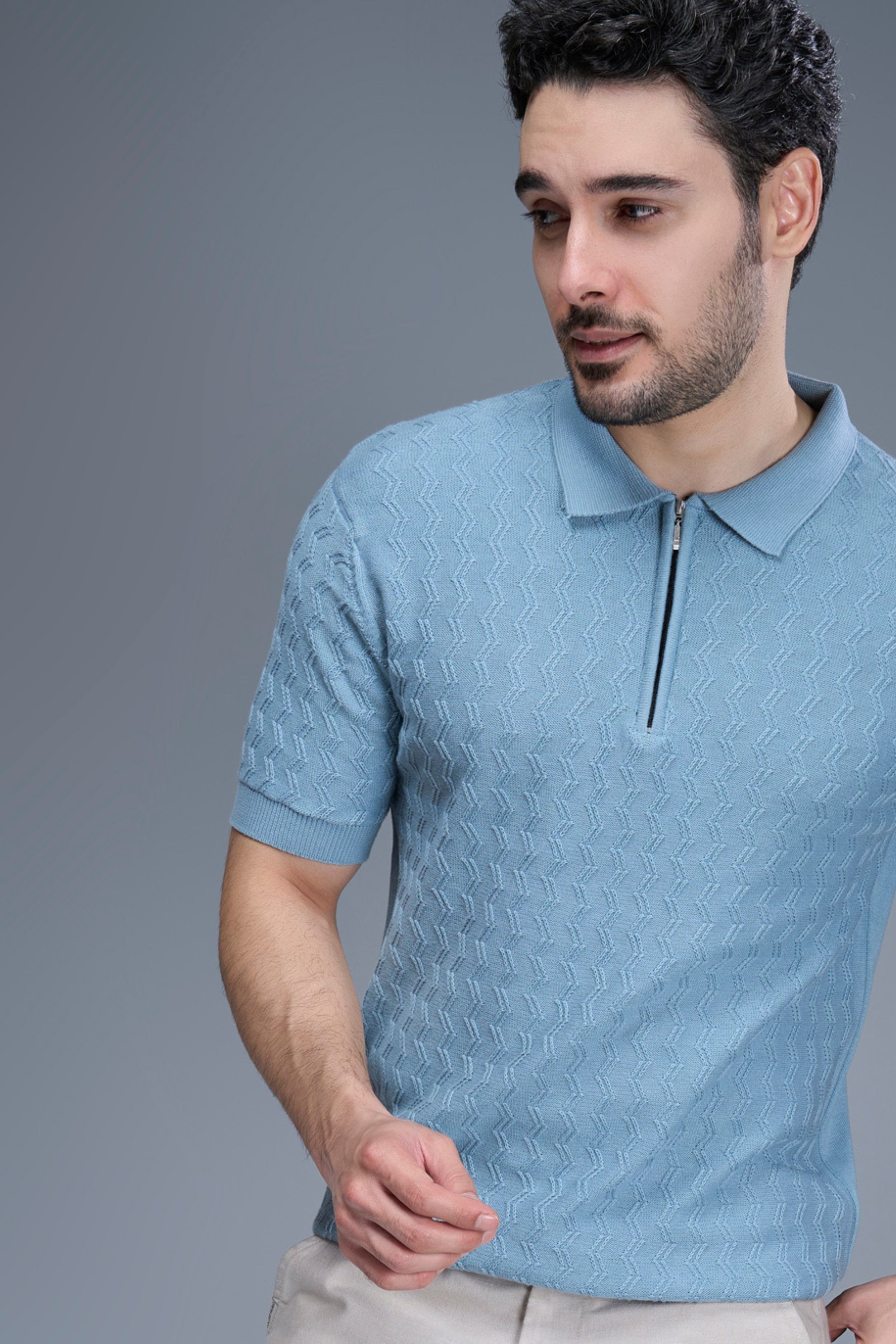 Sea Shell - Luxe Knitted Polo