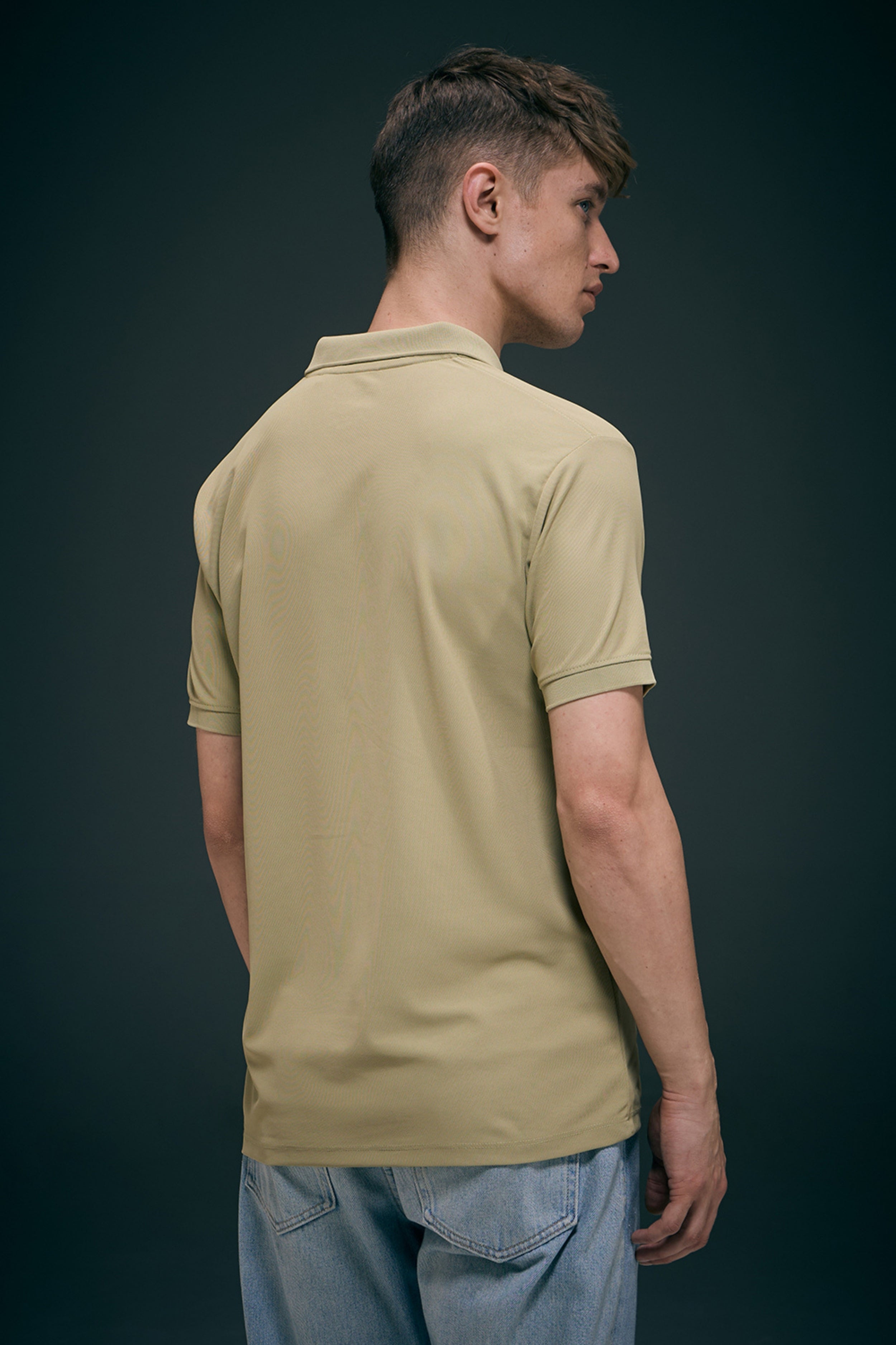 Smart tech polo - Sage Green
