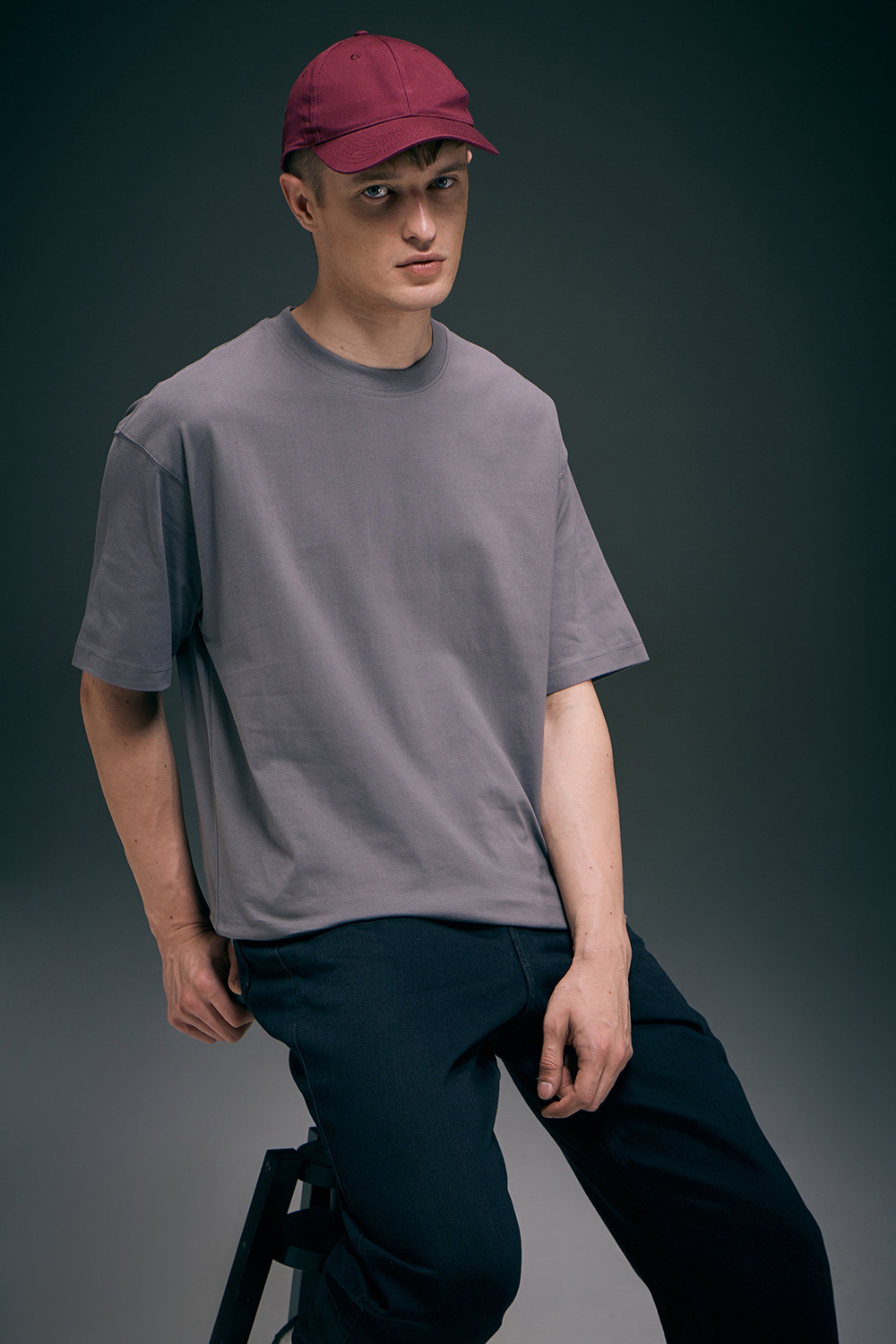 Night Shadow - Oversized drop shoulder