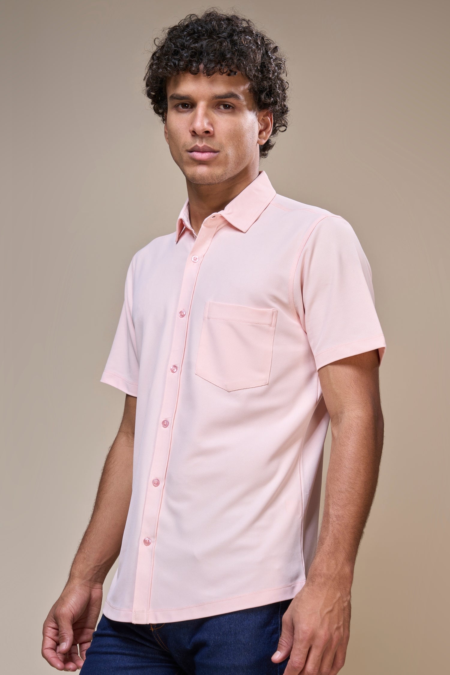 Light Pink - Smart Tech Pocket Shirt