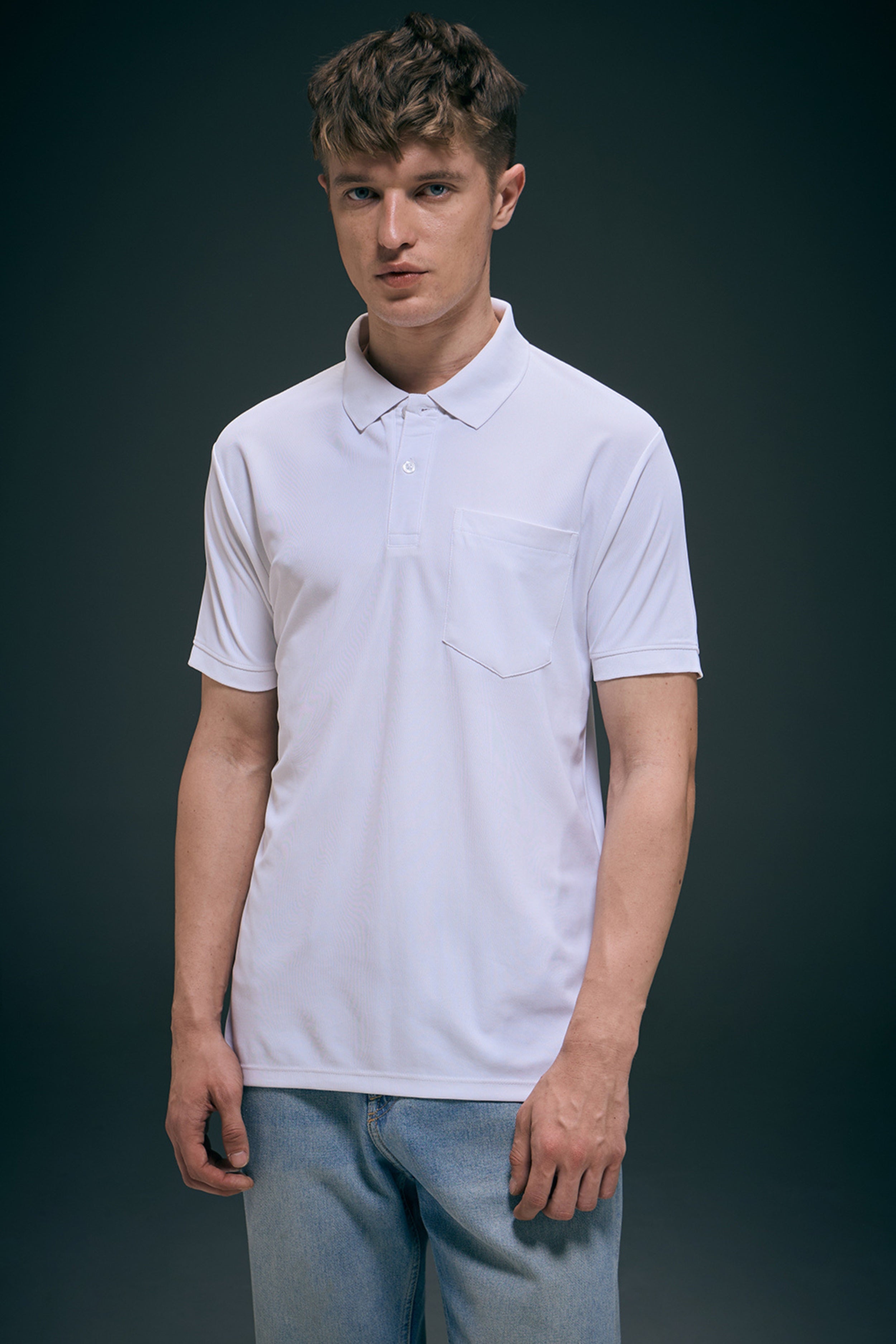 White Smart Tech Pocket + Polo