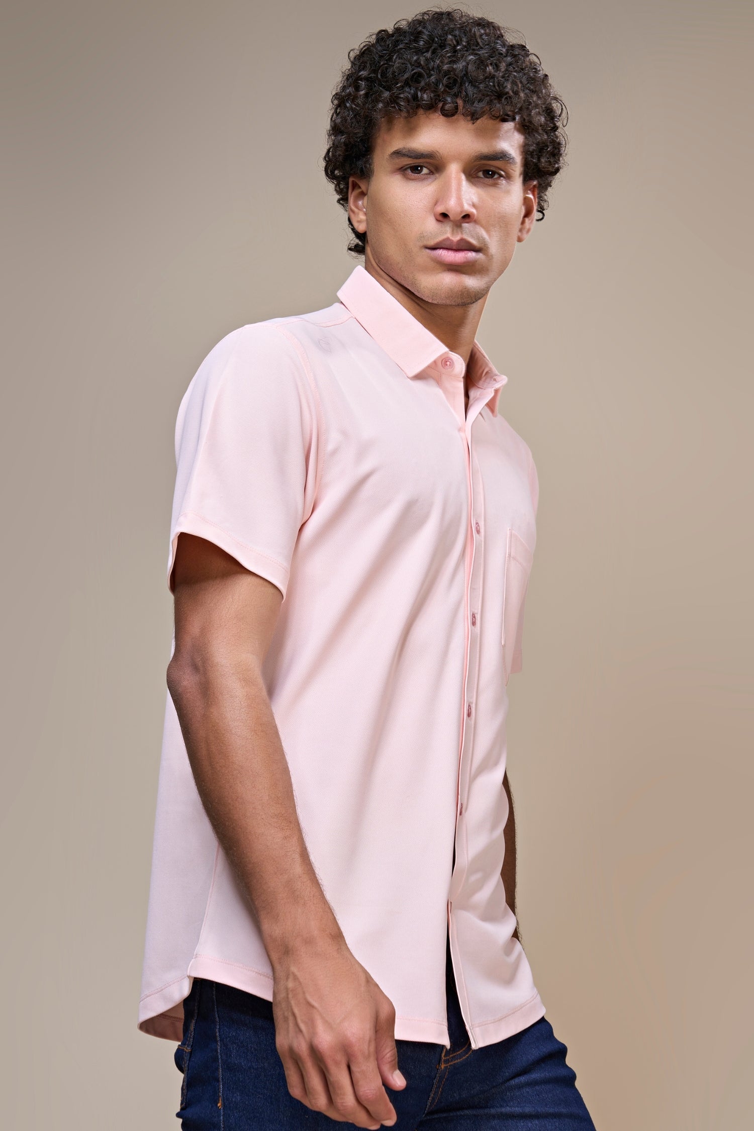 Light Pink - Smart Tech Pocket Shirt