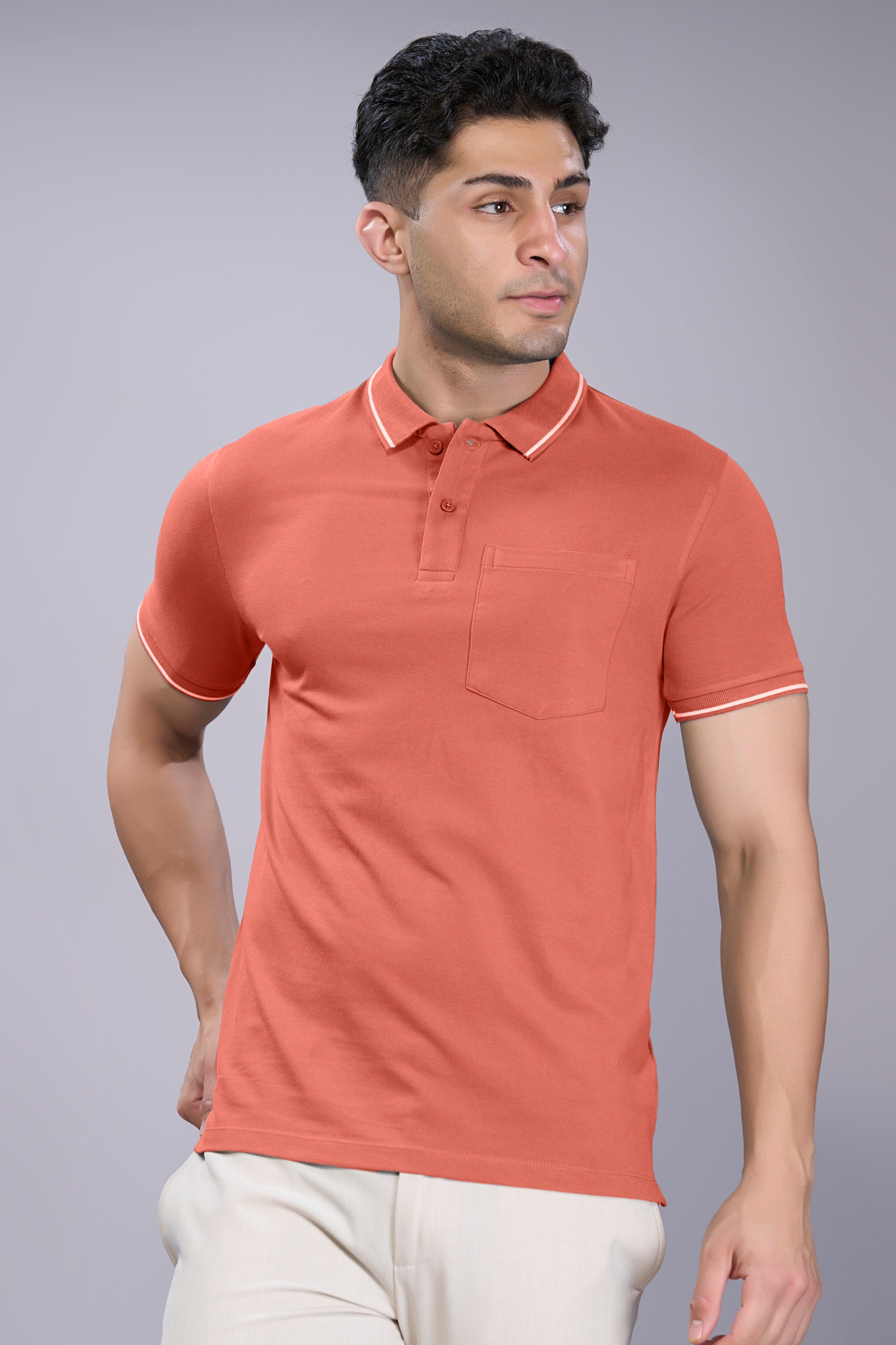 Carrot - Identity Pocket Polo