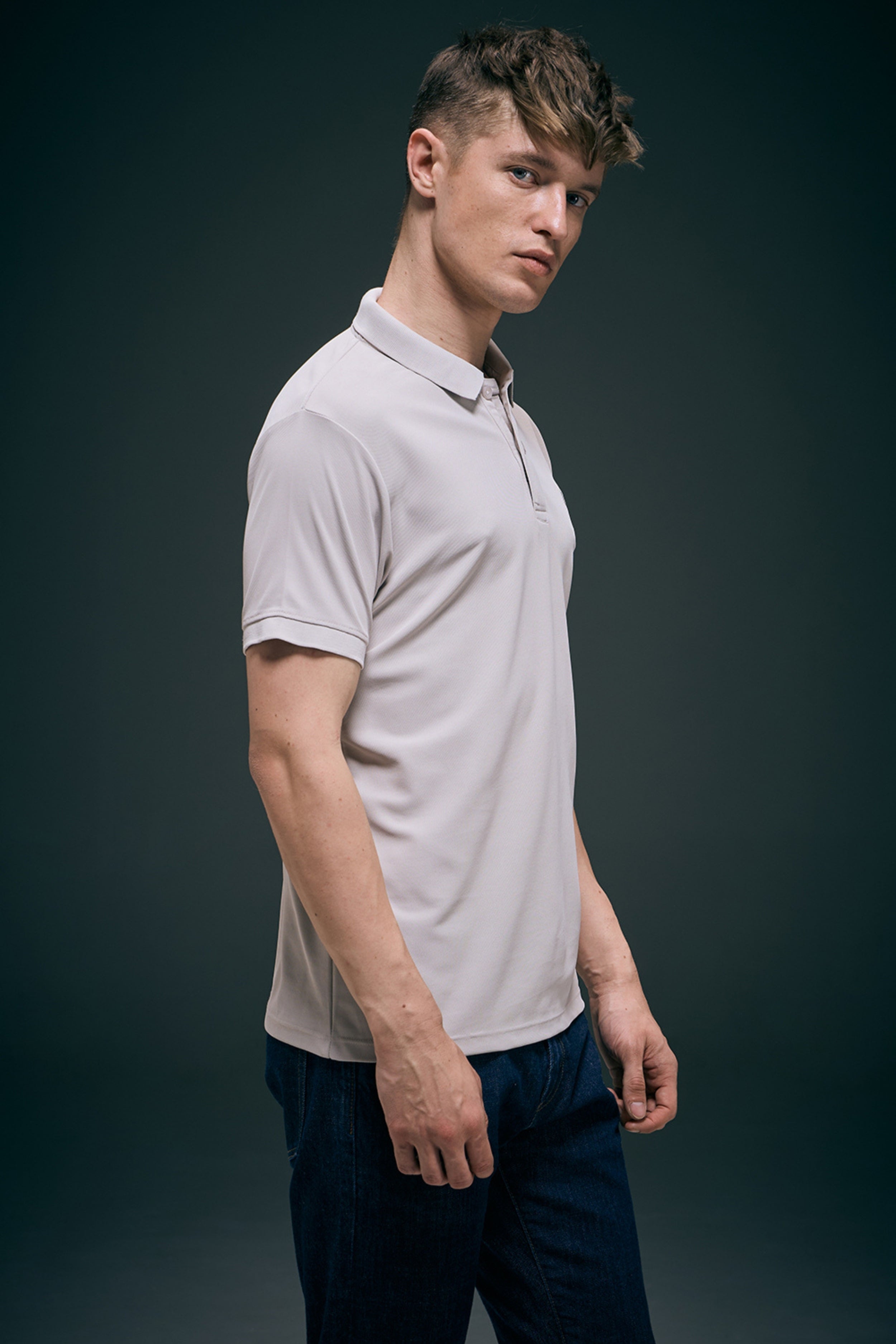 Smart tech polo - Grey