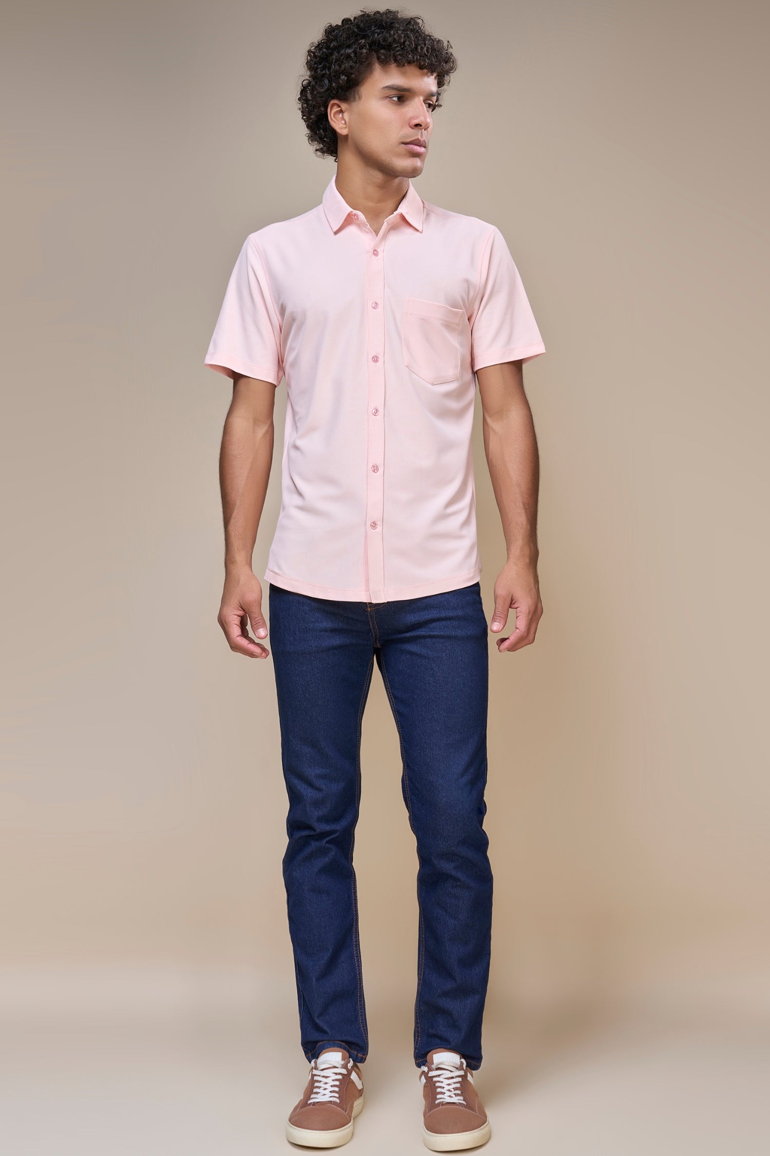 Light Pink - Smart Tech Pocket Shirt