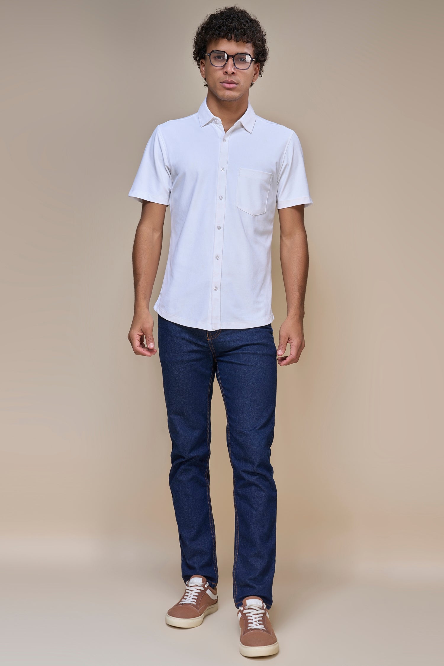 White - Smart Tech Pocket Shirt