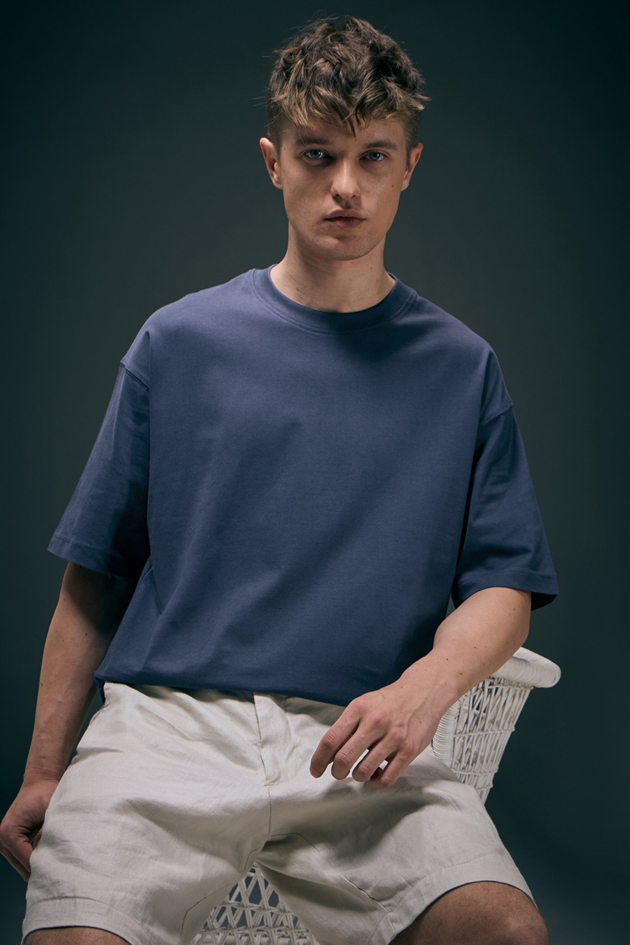 Moon Stone - Oversized drop shoulder