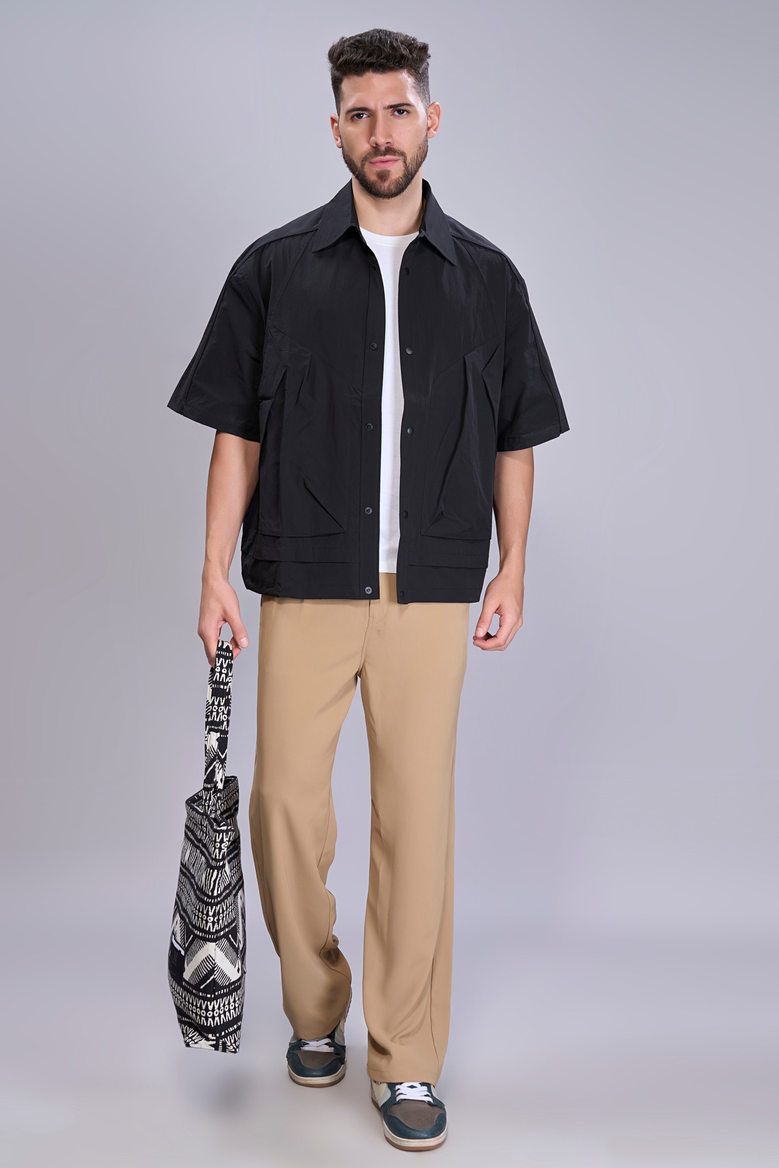 Black - Korean Shirt