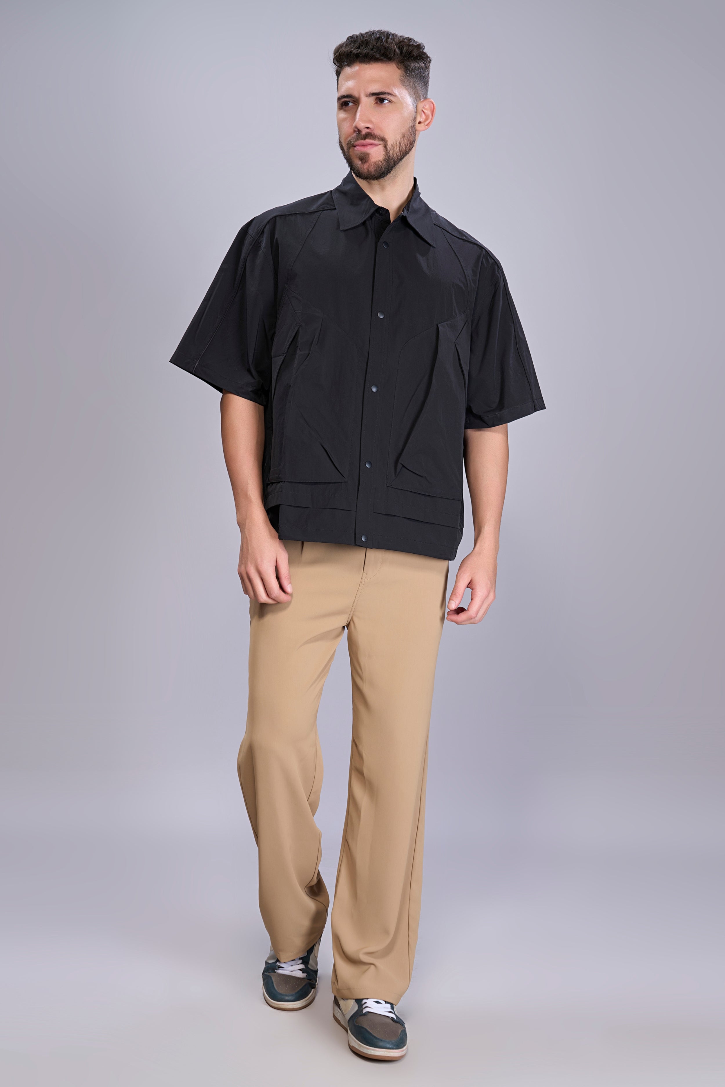 Black - Korean Shirt