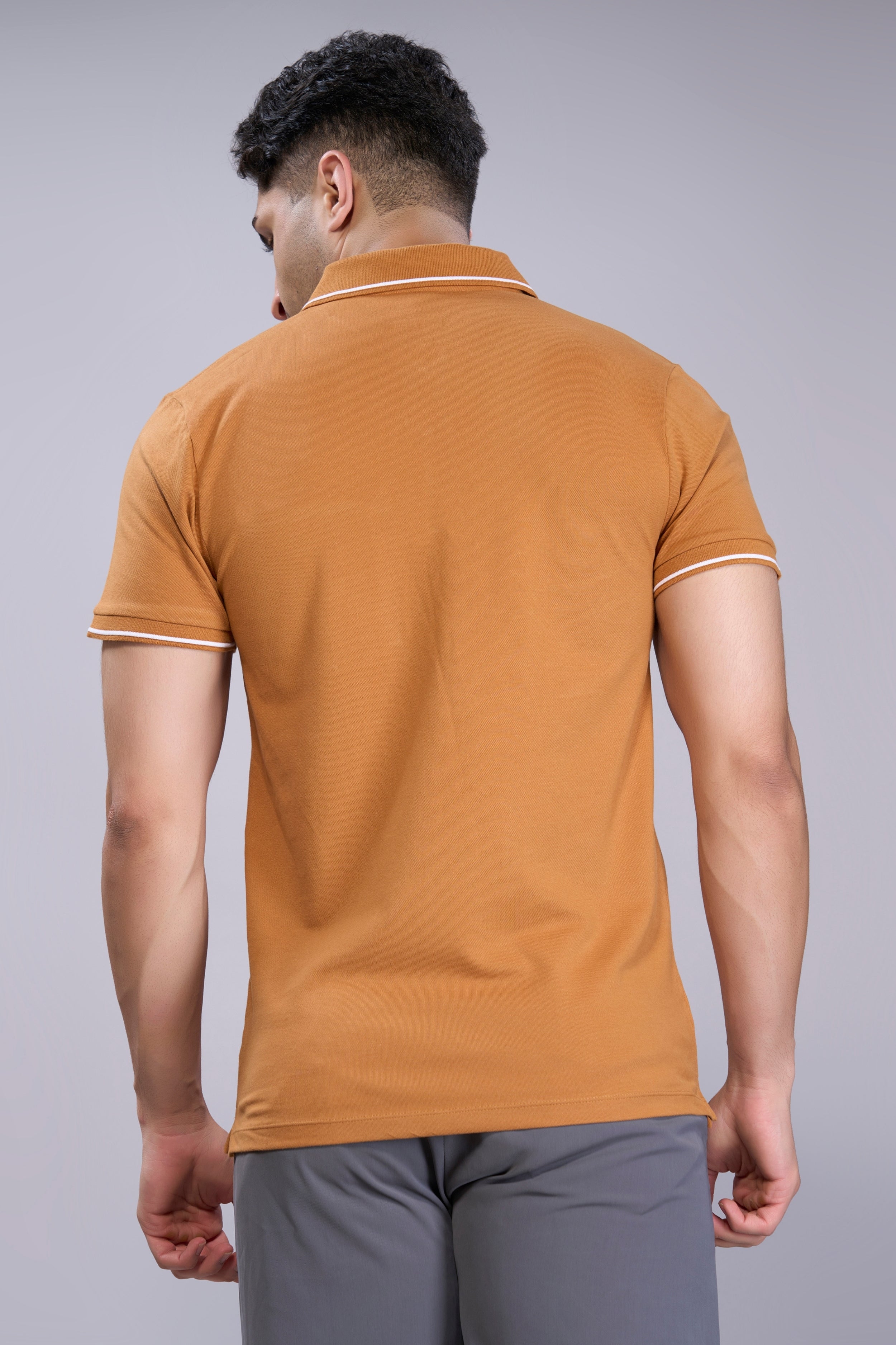 Caramel - Identity Pocket Polo