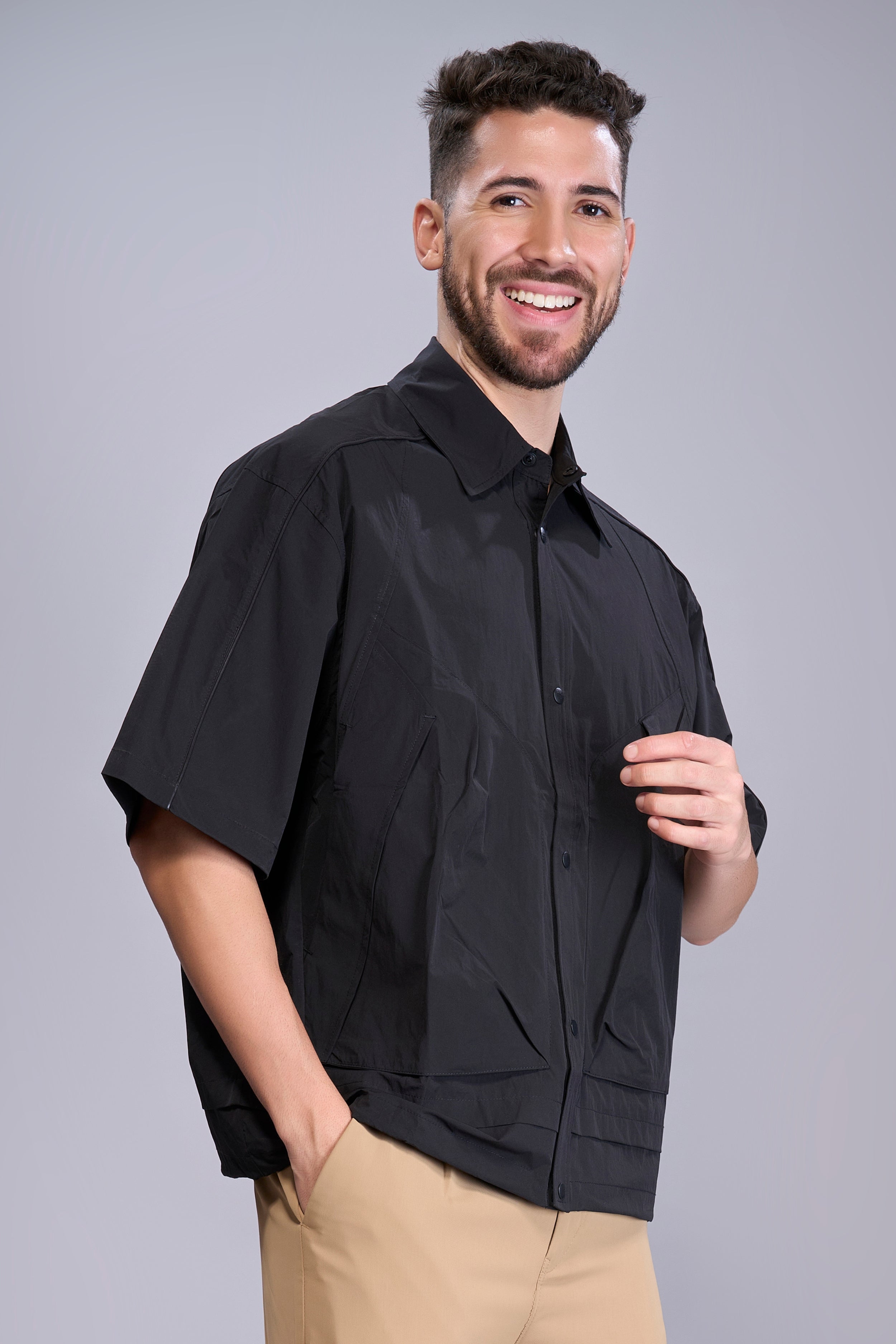 Black - Korean Shirt