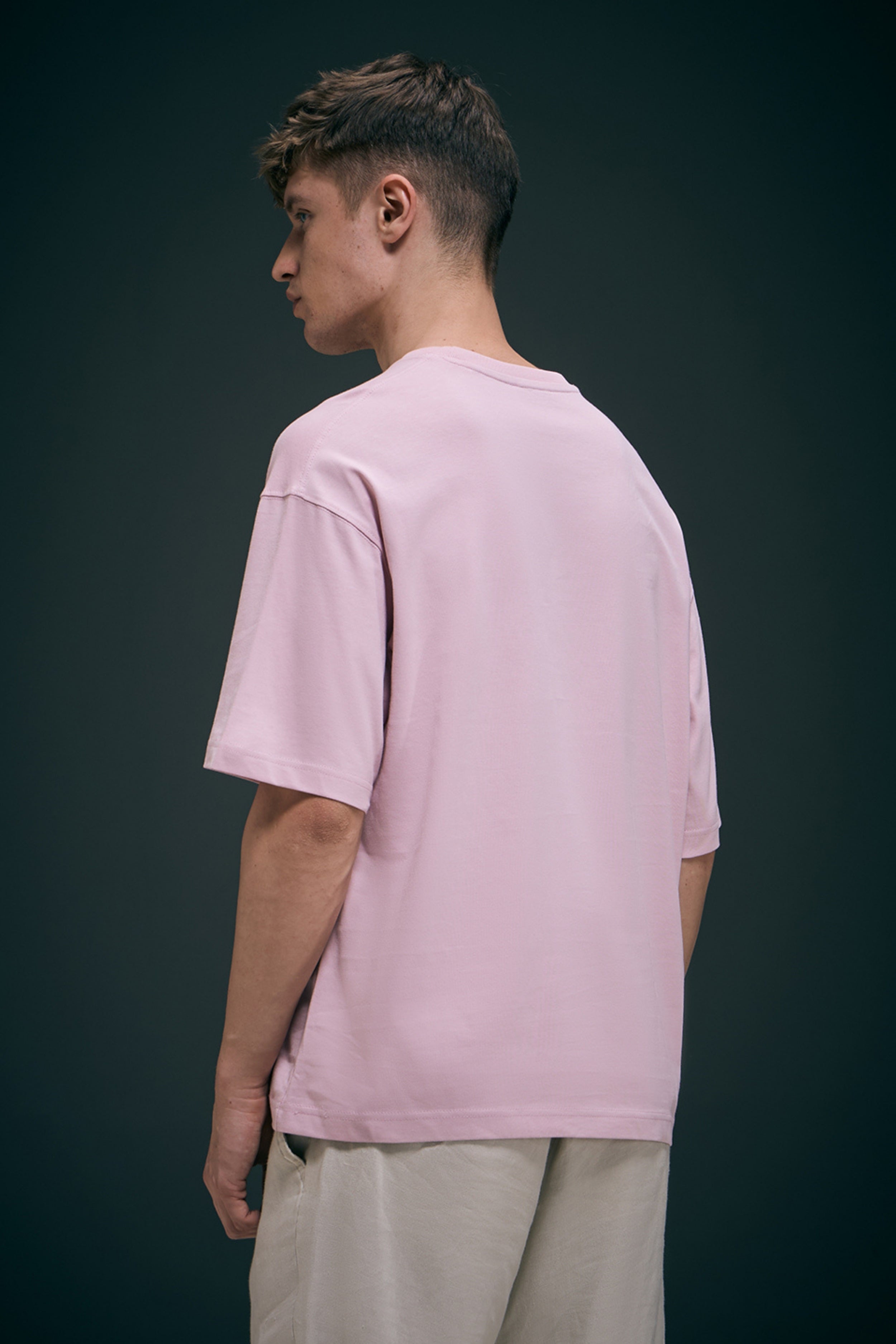 Millennial Pink - Oversize drop Shoulder