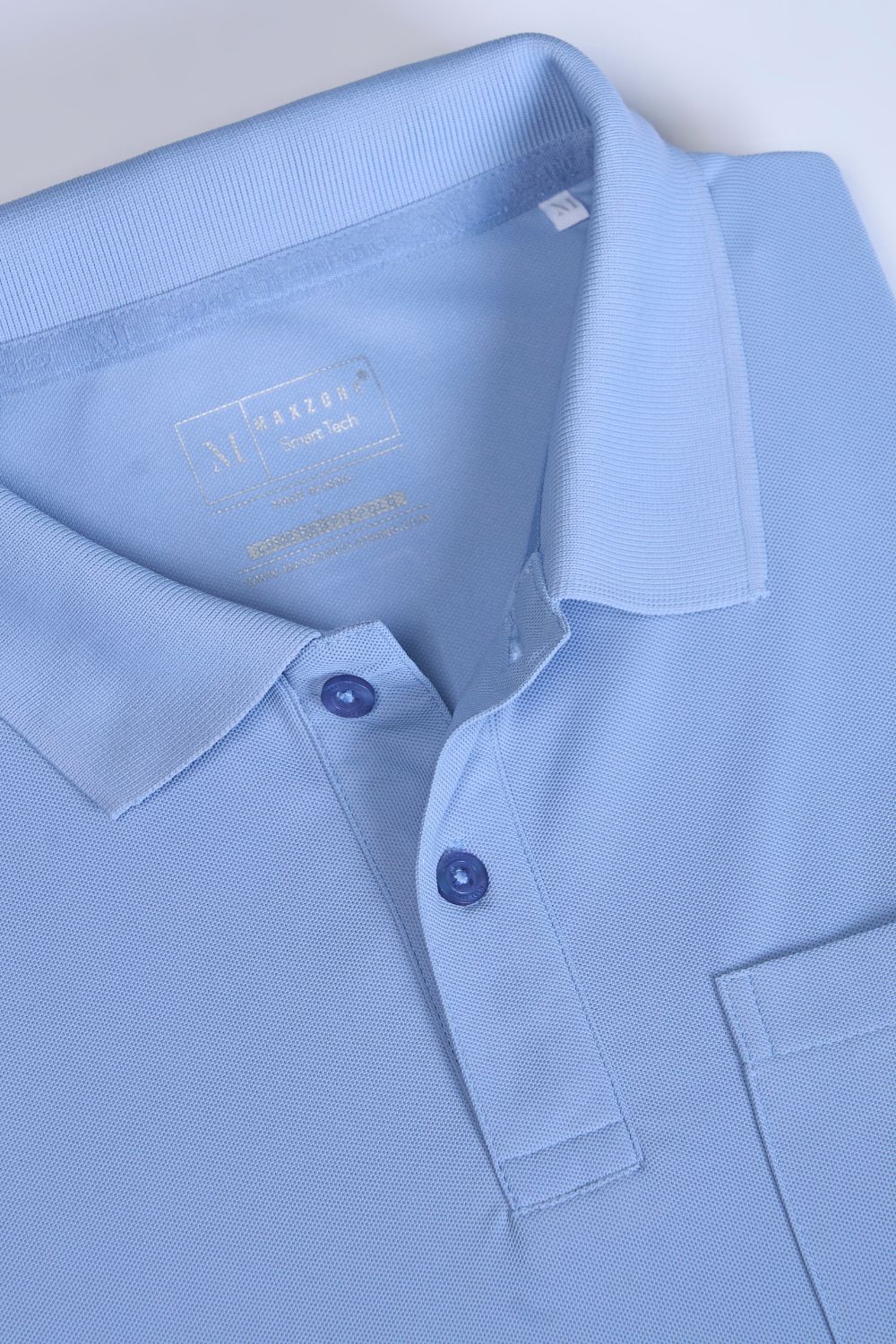 Light Blue Smart Tech Pocket + Polo