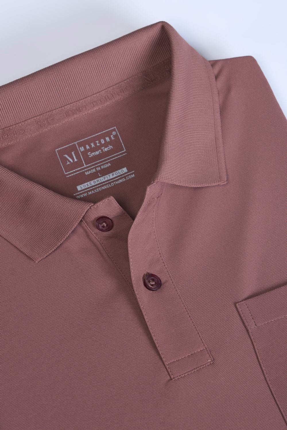 Rich Maroon Smart Tech Pocket + Polo