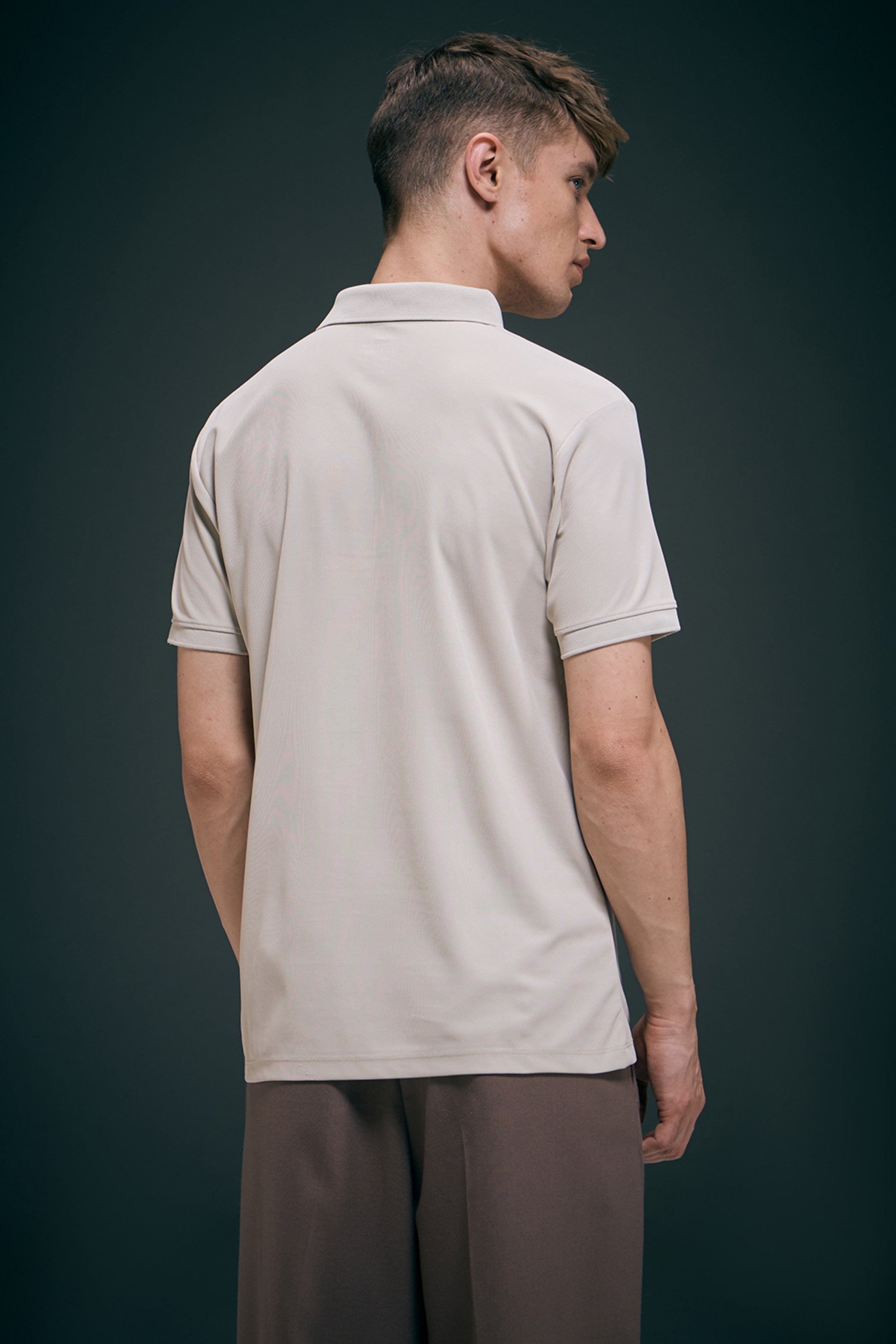 Smart tech polo - Soft Beige