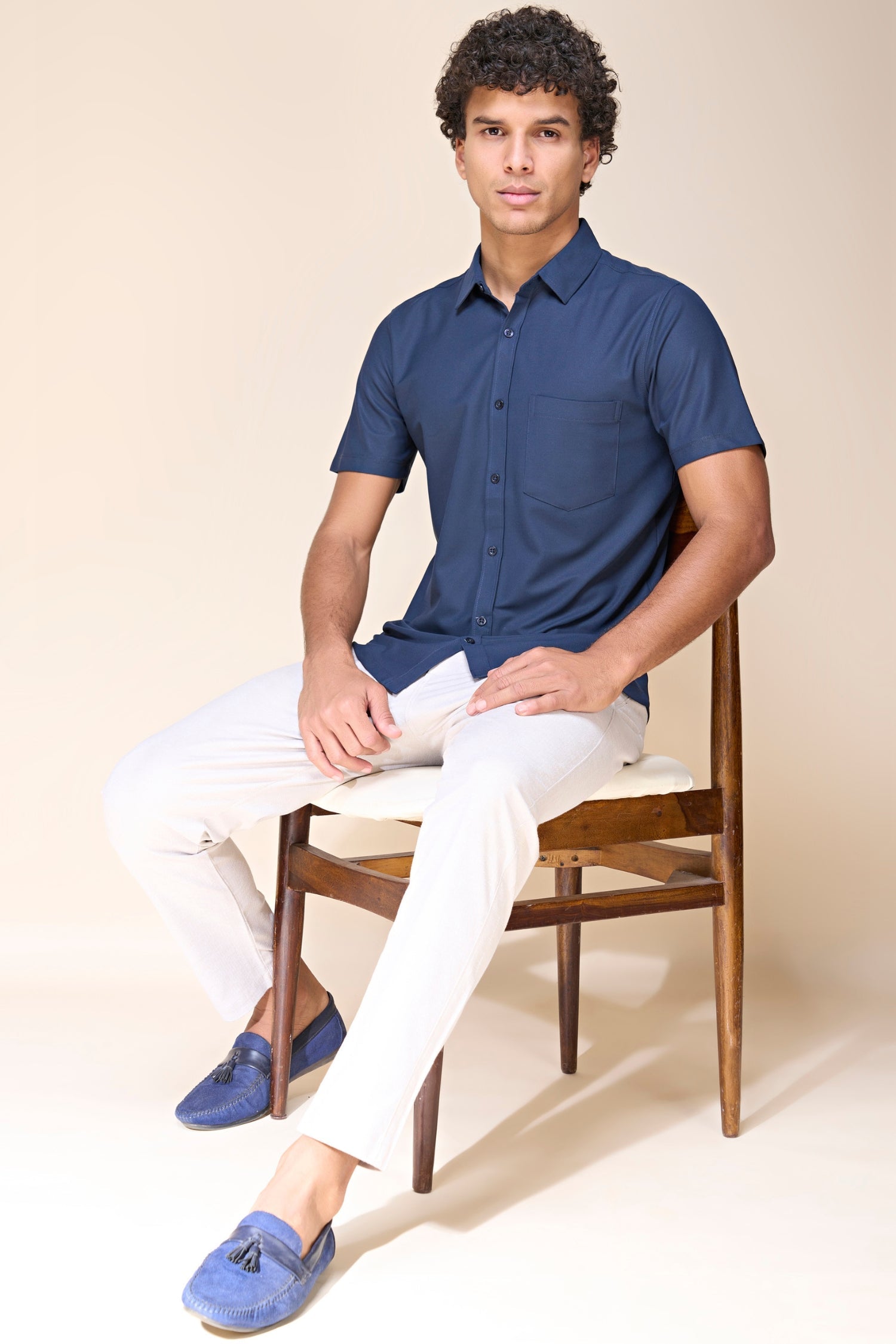 Navy - Smart Tech Pocket Shirt