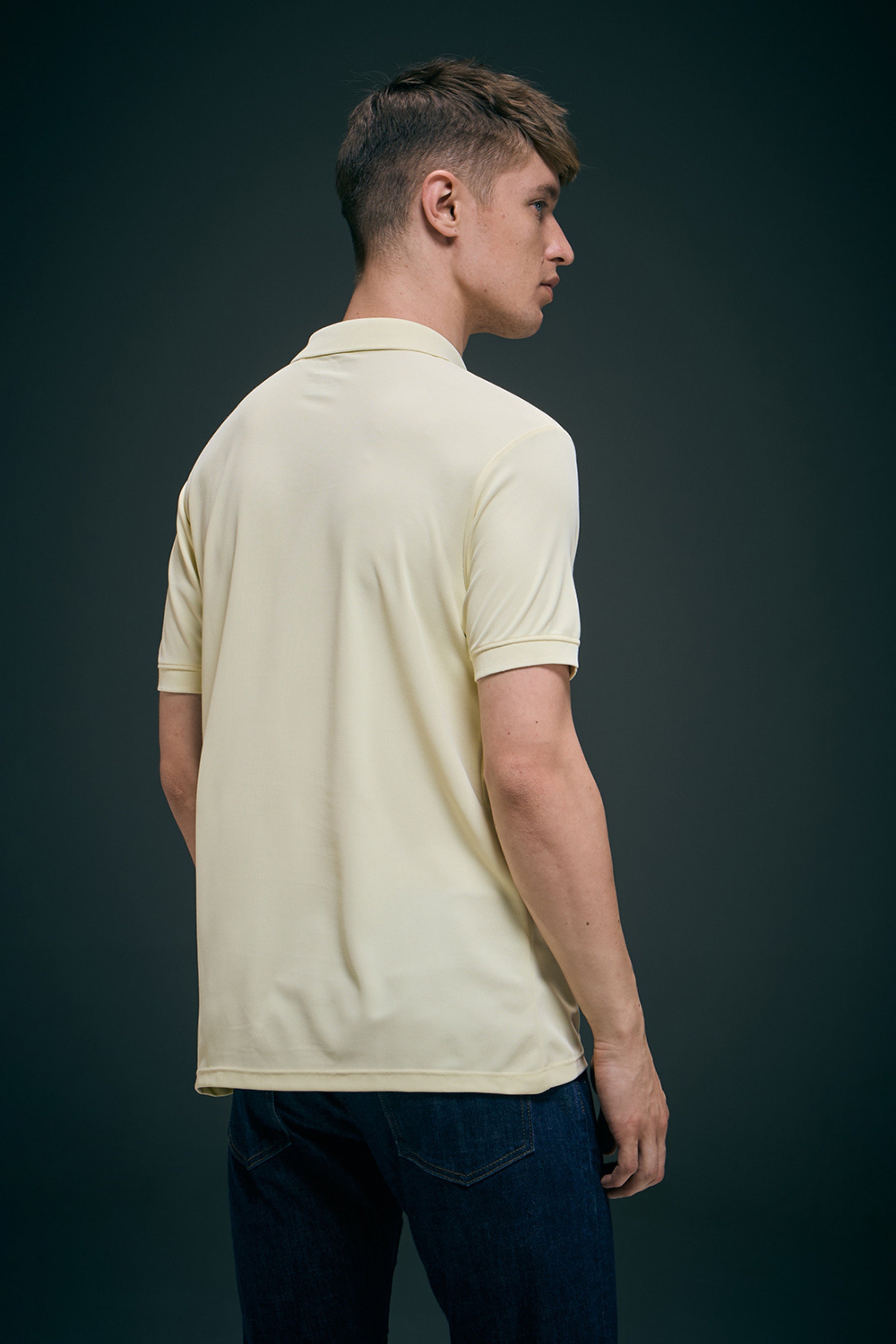Light Yellow Smart Tech Pocket + Polo
