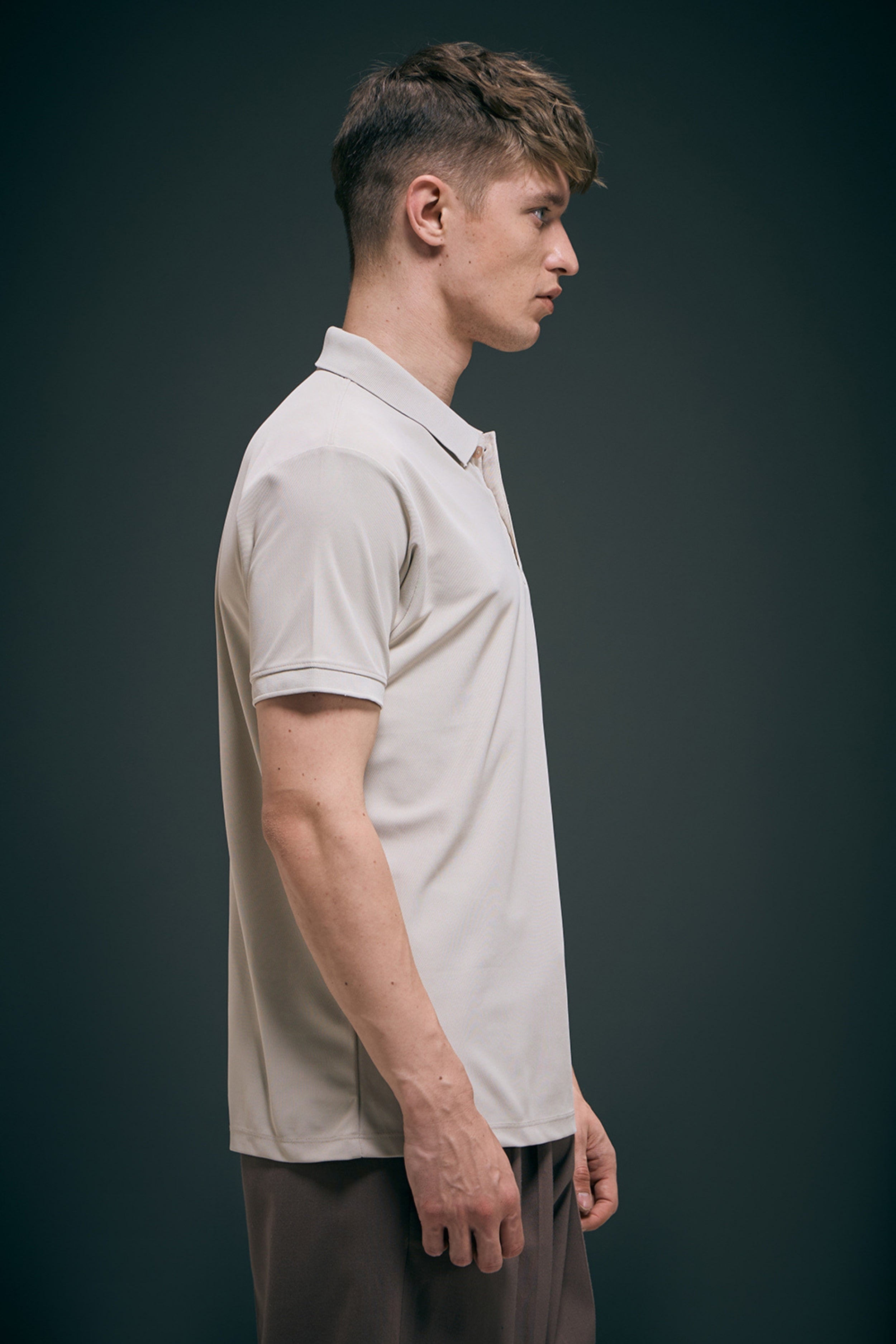 Smart tech polo - Soft Beige