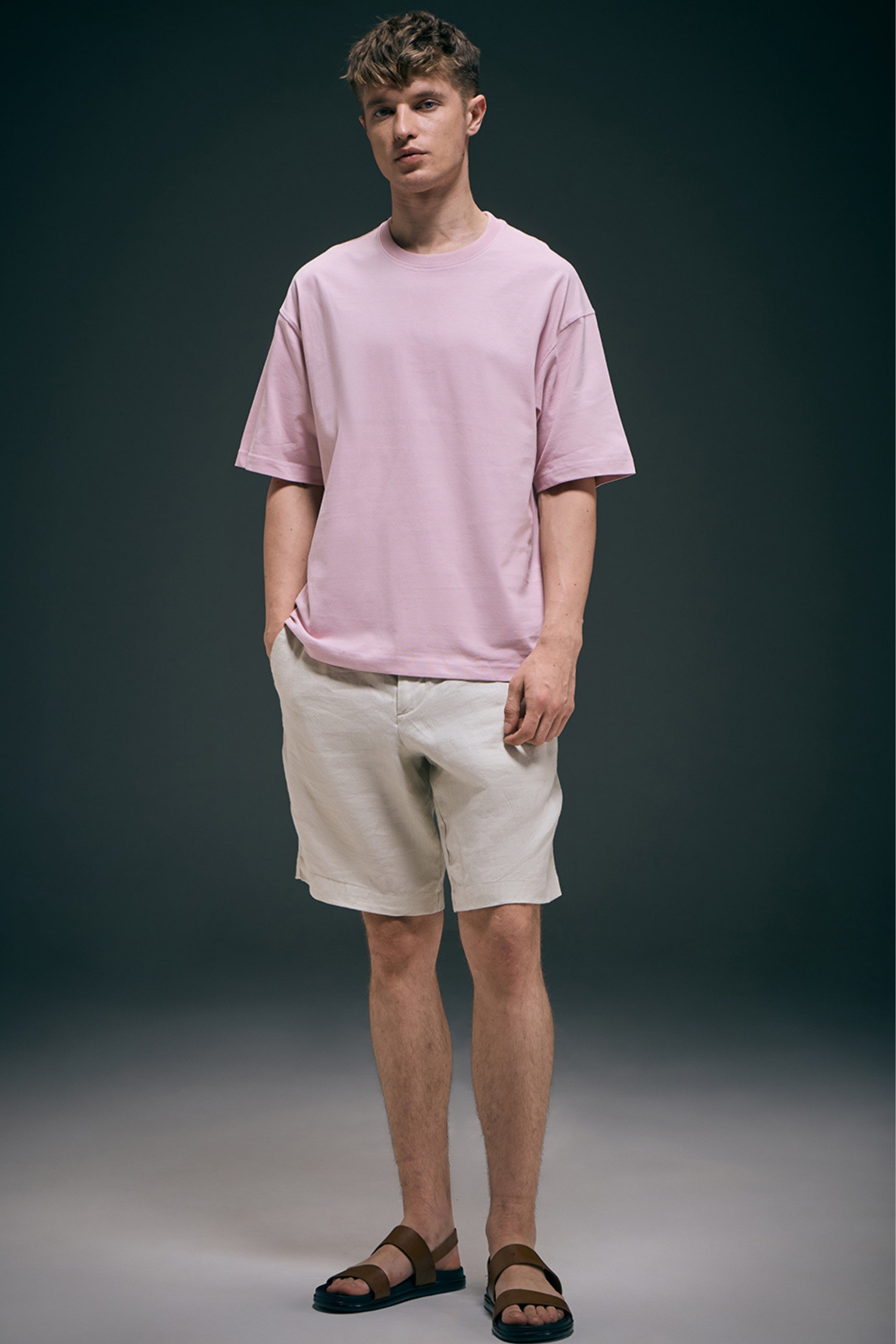 Millennial Pink - Oversize drop Shoulder